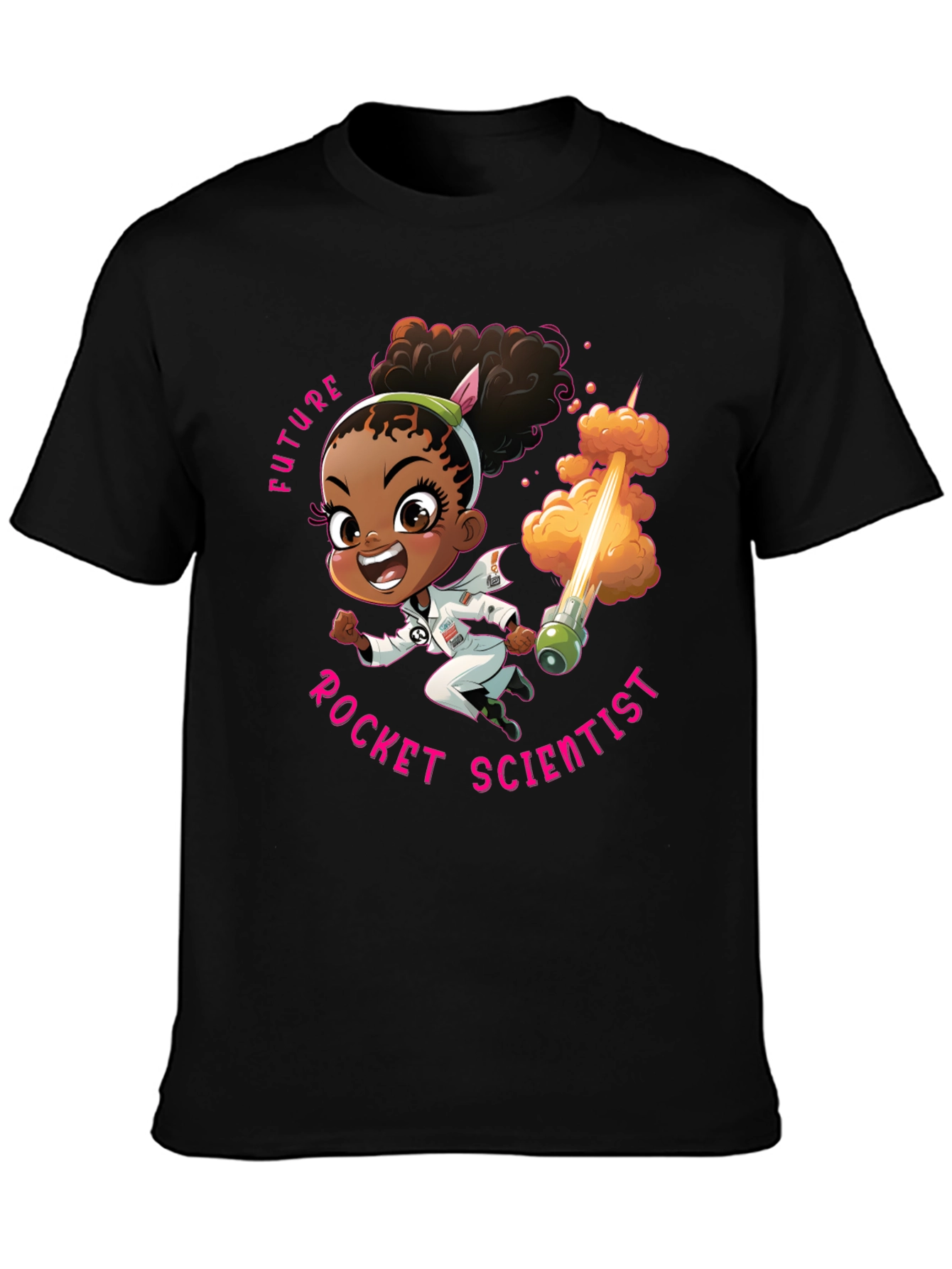 Future Rocket Scientist T-Shirt - Black