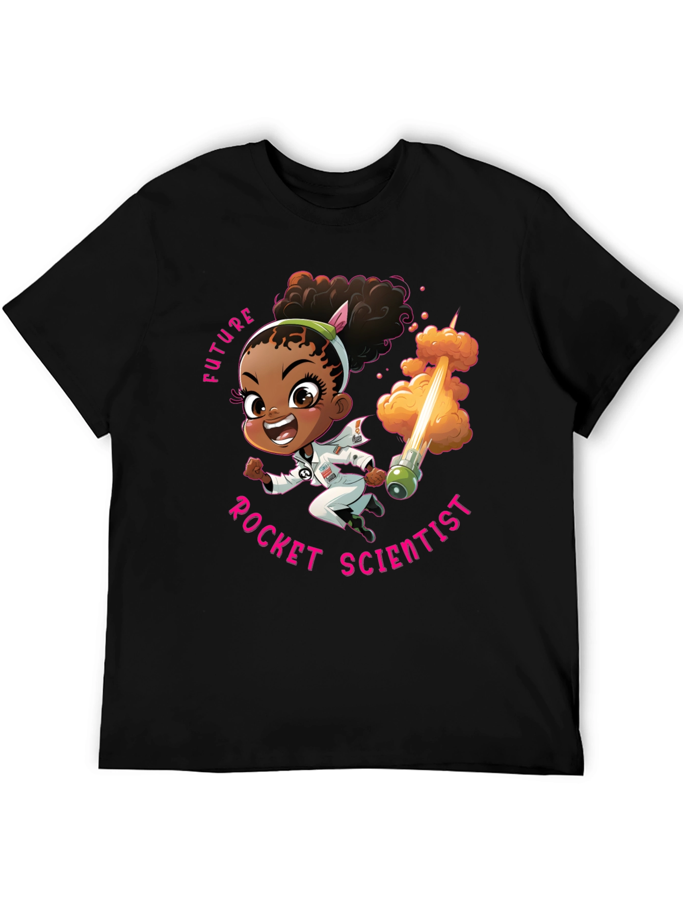 Future Rocket Scientist T-Shirt - Black
