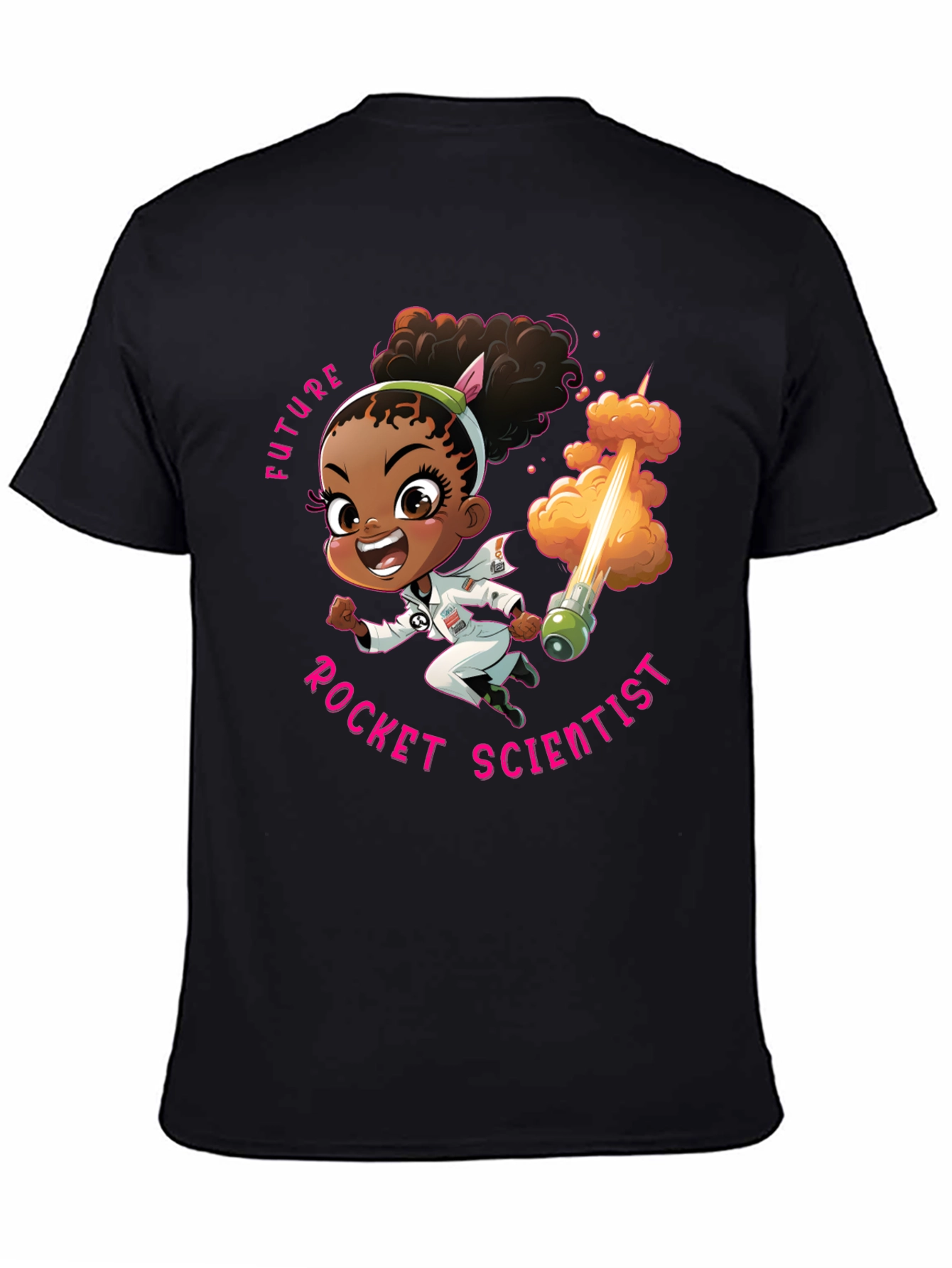 Future Rocket Scientist T-Shirt - Black