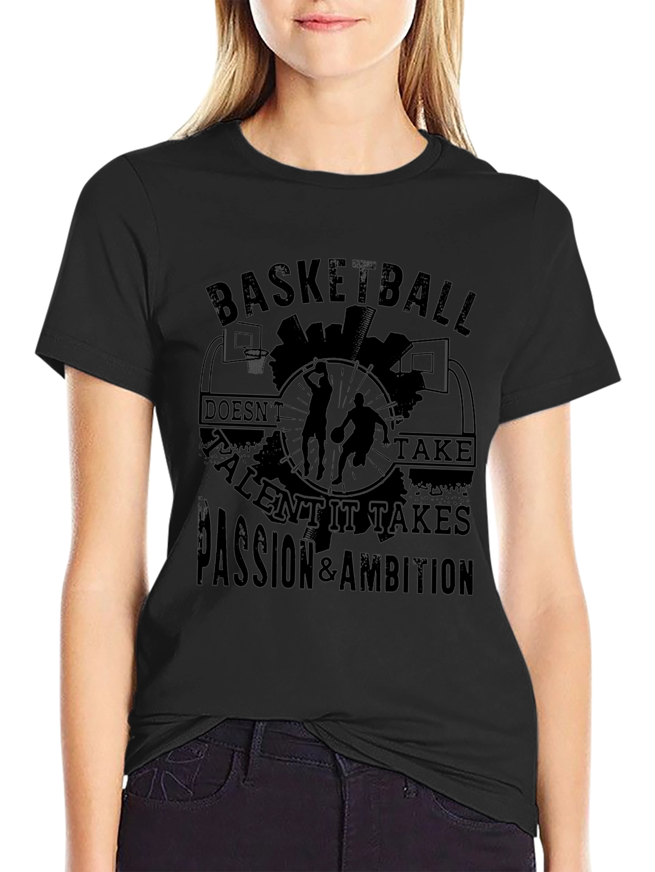 Basketball Passion & Ambition Graphic Tee