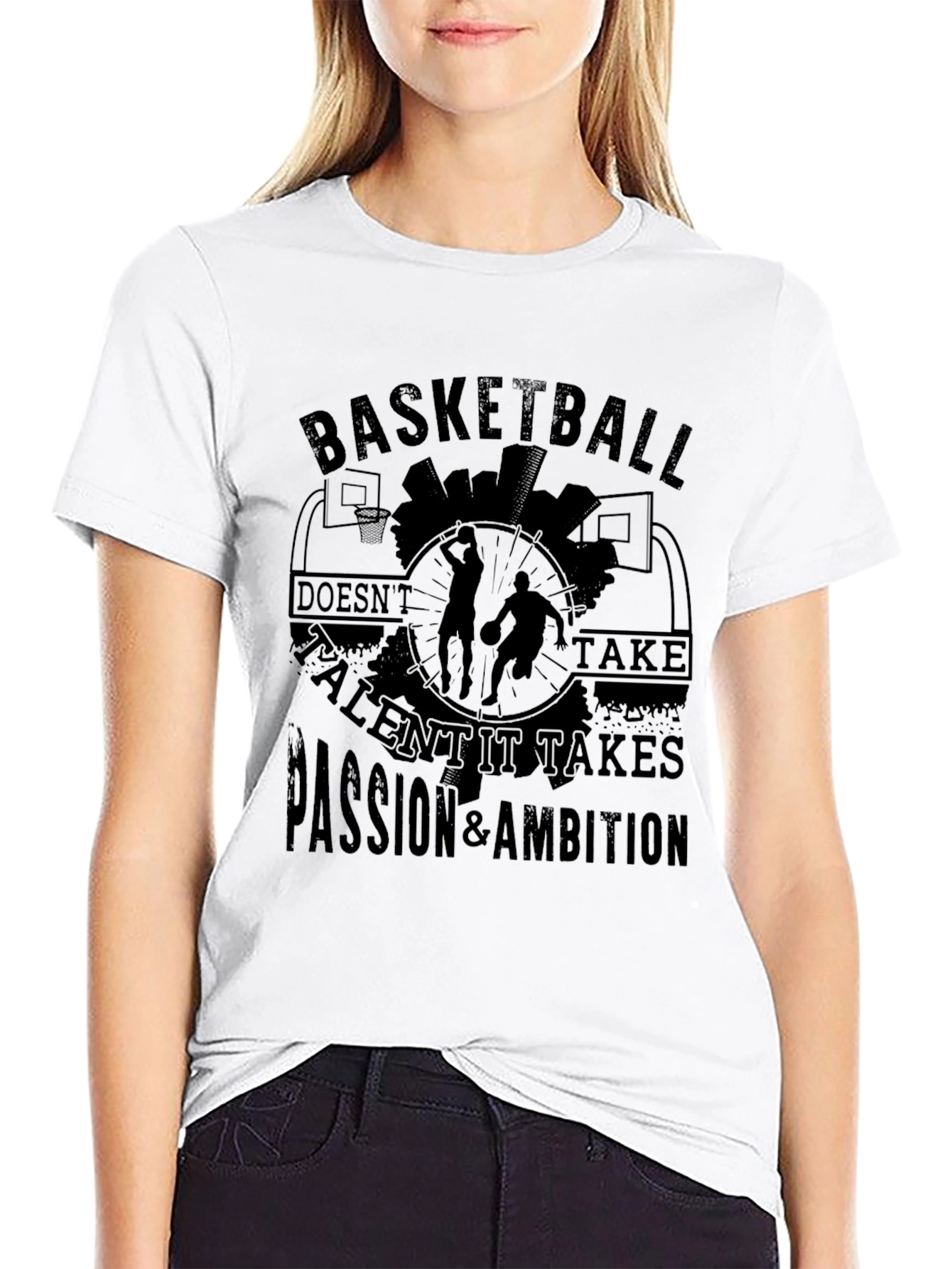 Basketball Passion & Ambition Graphic Tee