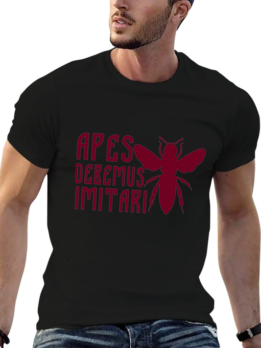 Apes Debemus Imitari Bee Graphic T-Shirt
