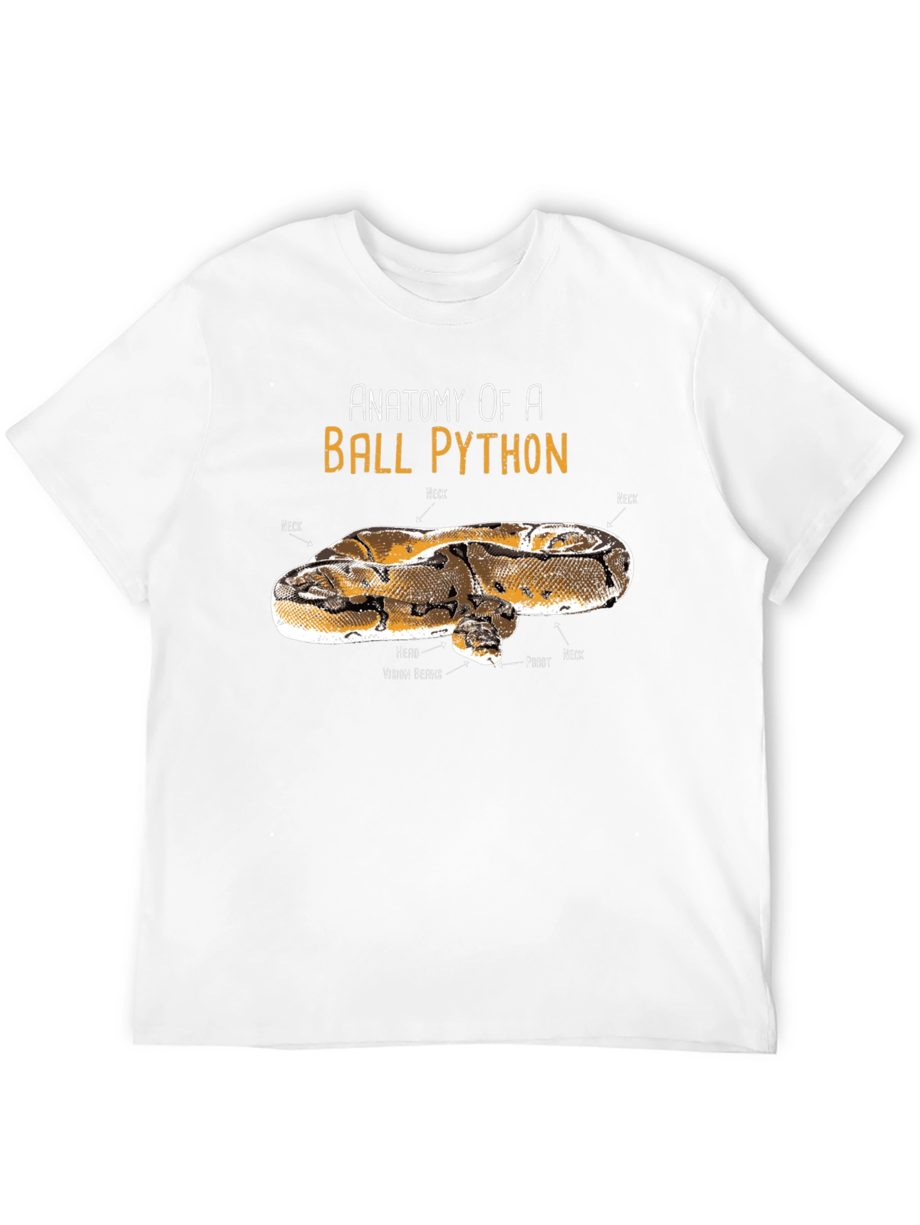 Anatomy of Ball Python Funny T-Shirt