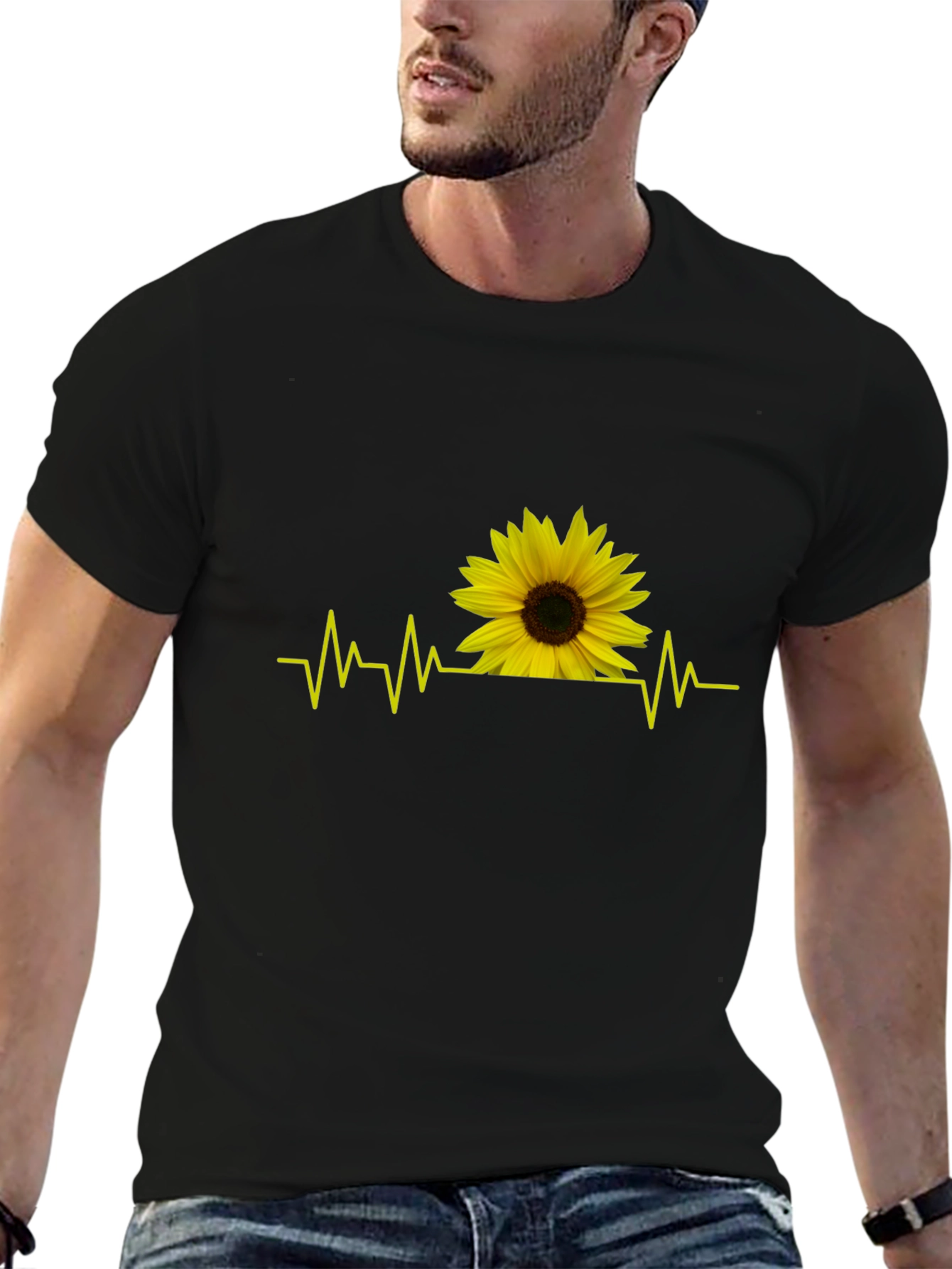 Sunflower Heartbeat T-Shirt