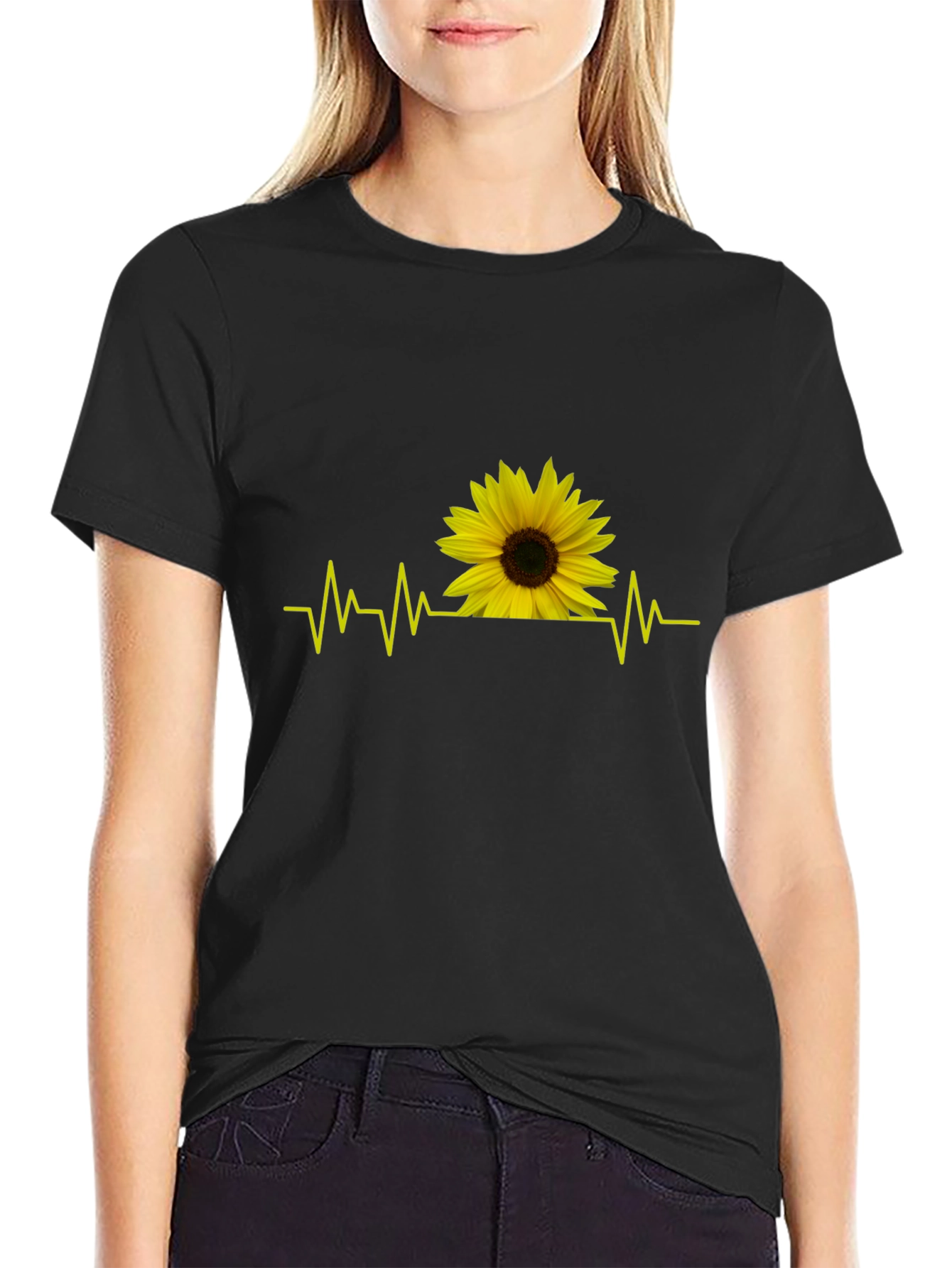 Sunflower Heartbeat T-Shirt