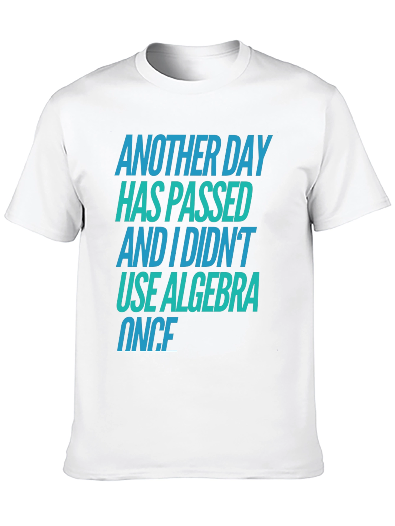 Funny Algebra T-Shirt - Another Day Passed