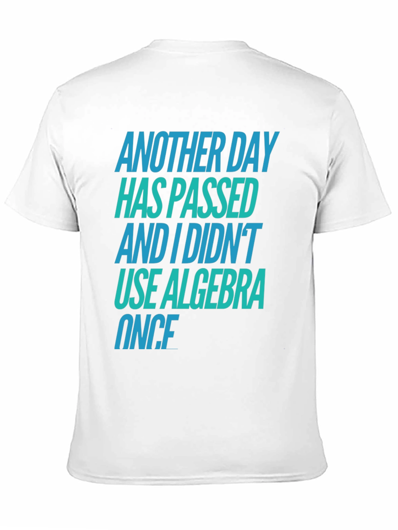 Funny Algebra T-Shirt - Another Day Passed