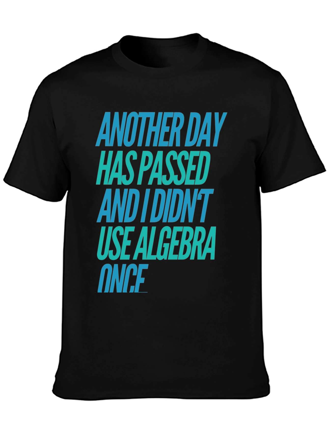 Funny Algebra T-Shirt - Another Day Passed