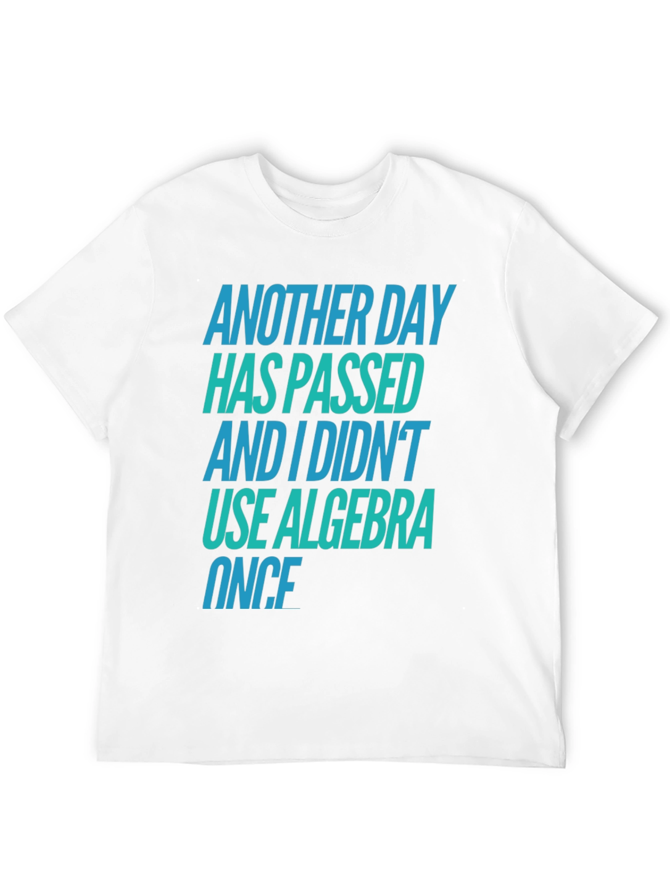 Funny Algebra T-Shirt - Another Day Passed
