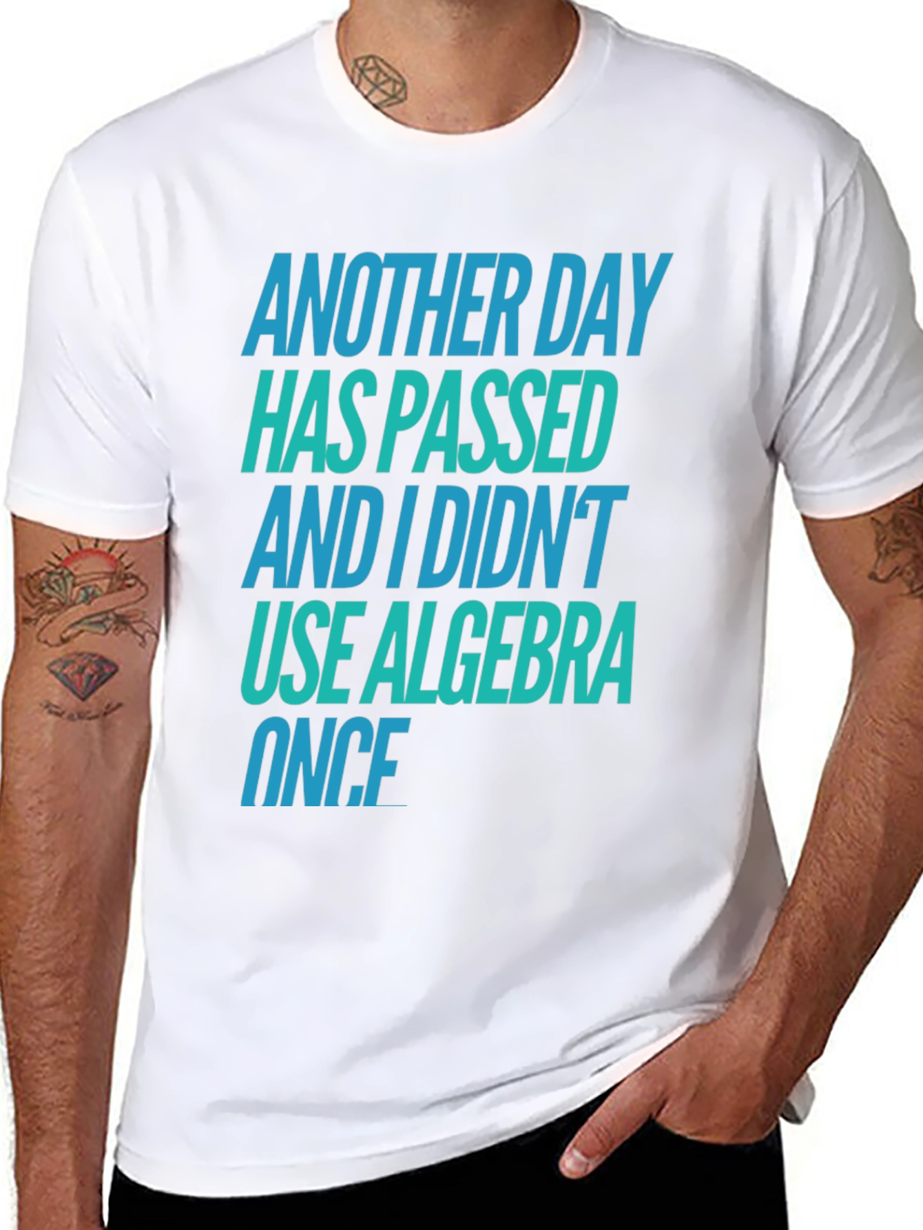 Funny Algebra T-Shirt - Another Day Passed