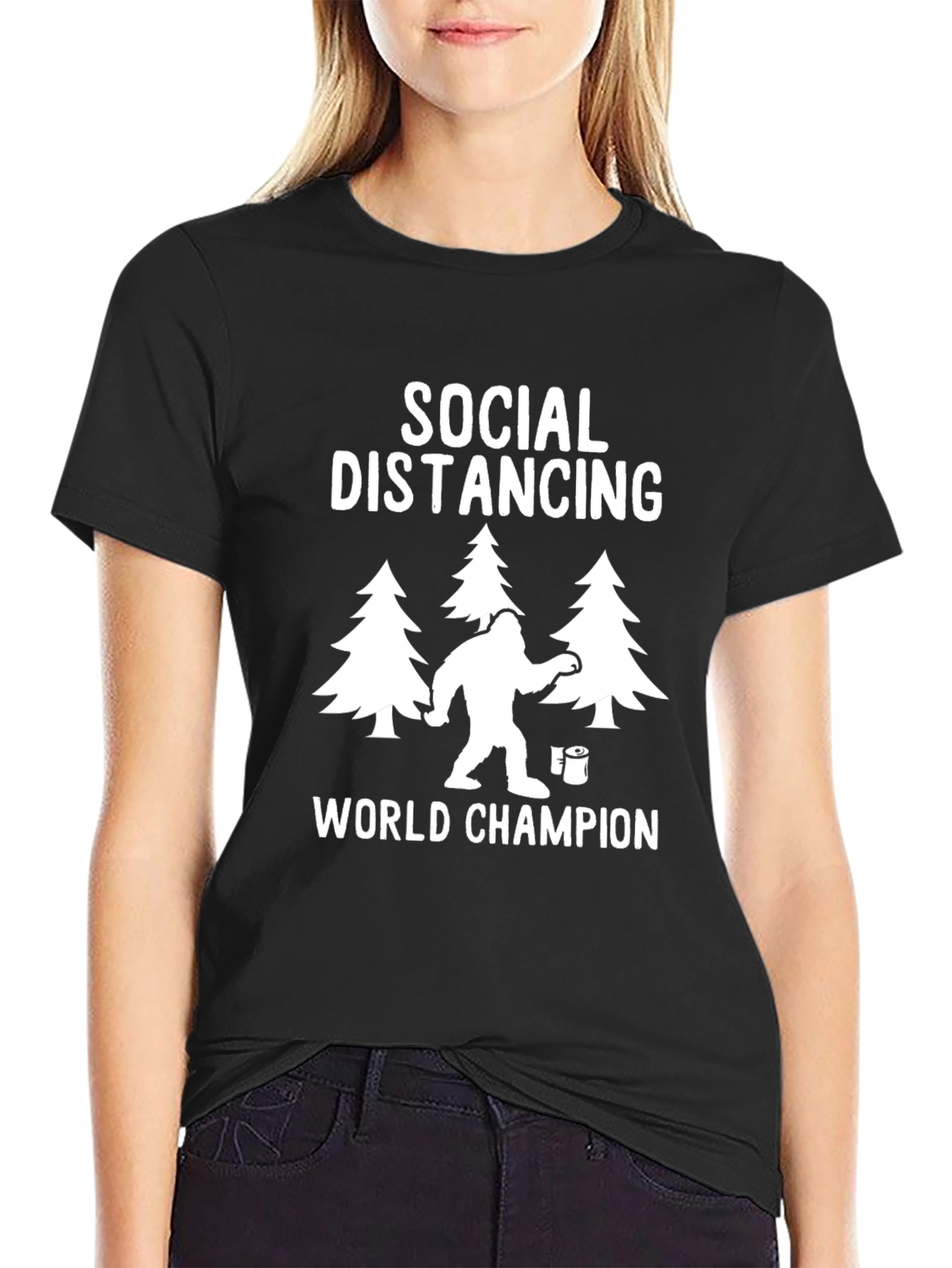 Social Distancing World Champion Graphic Tee