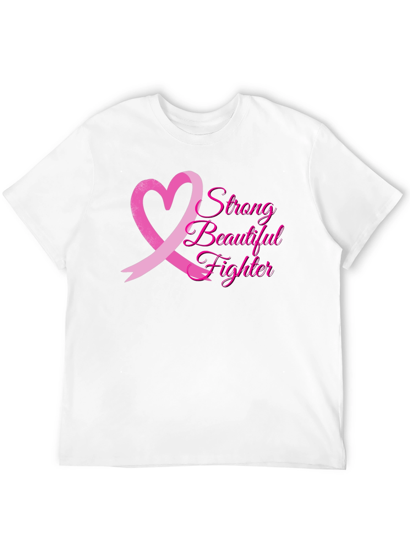 Breast Cancer Awareness T-Shirt: Strong Beautiful Fighter