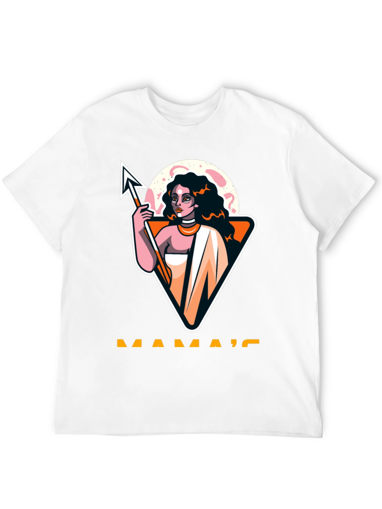Mamas Black Graphic T-Shirt