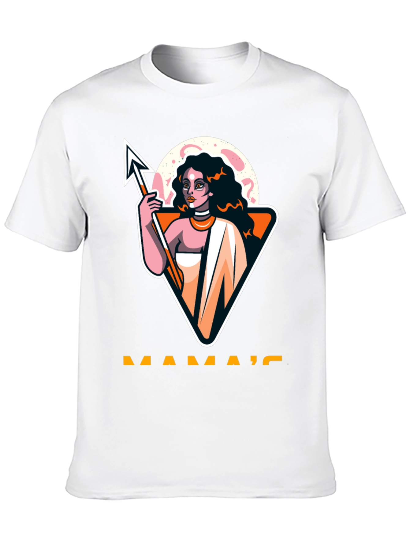 Mamas Black Graphic T-Shirt