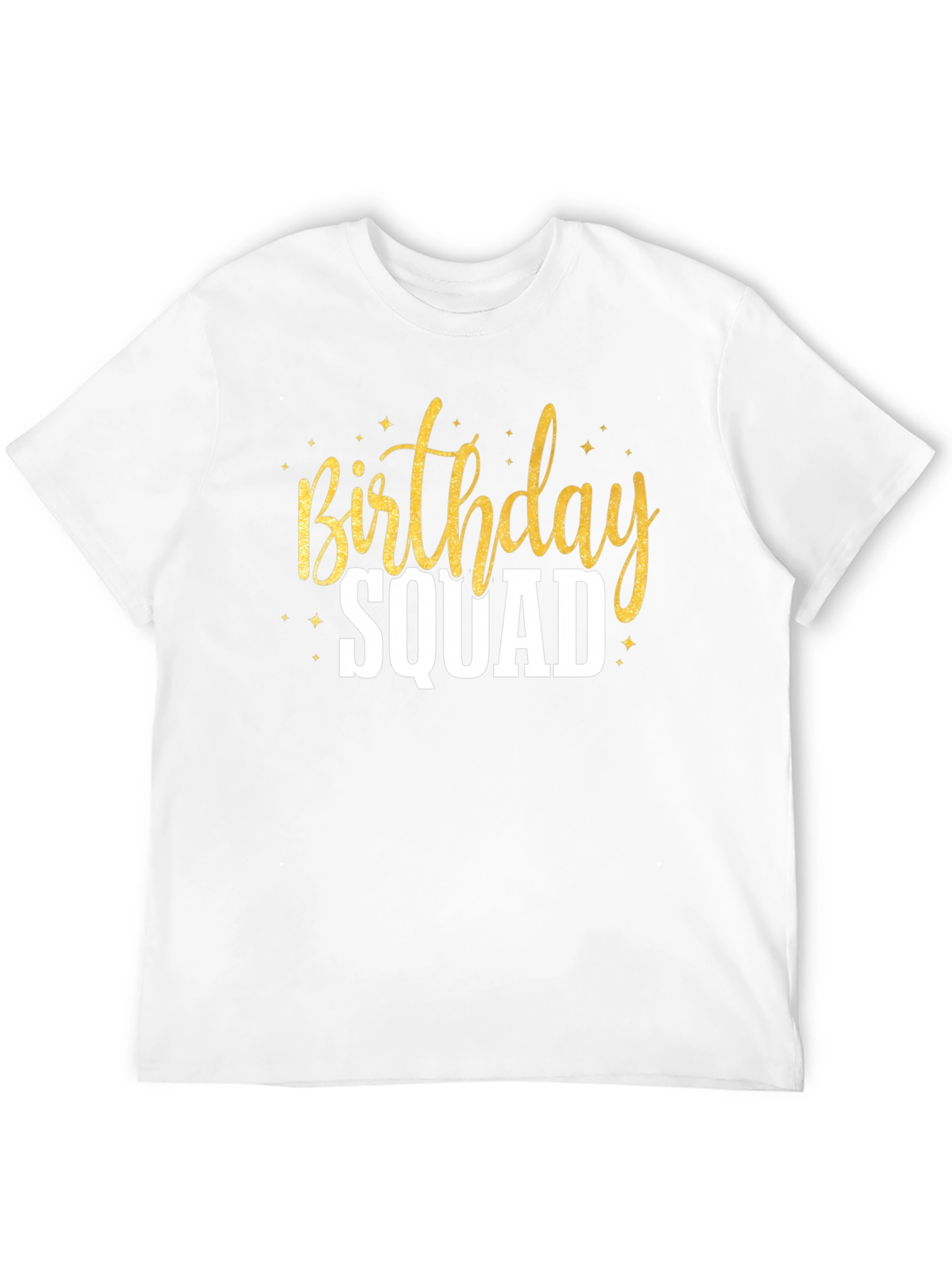 Birthday Squad Crew Neck T-Shirt