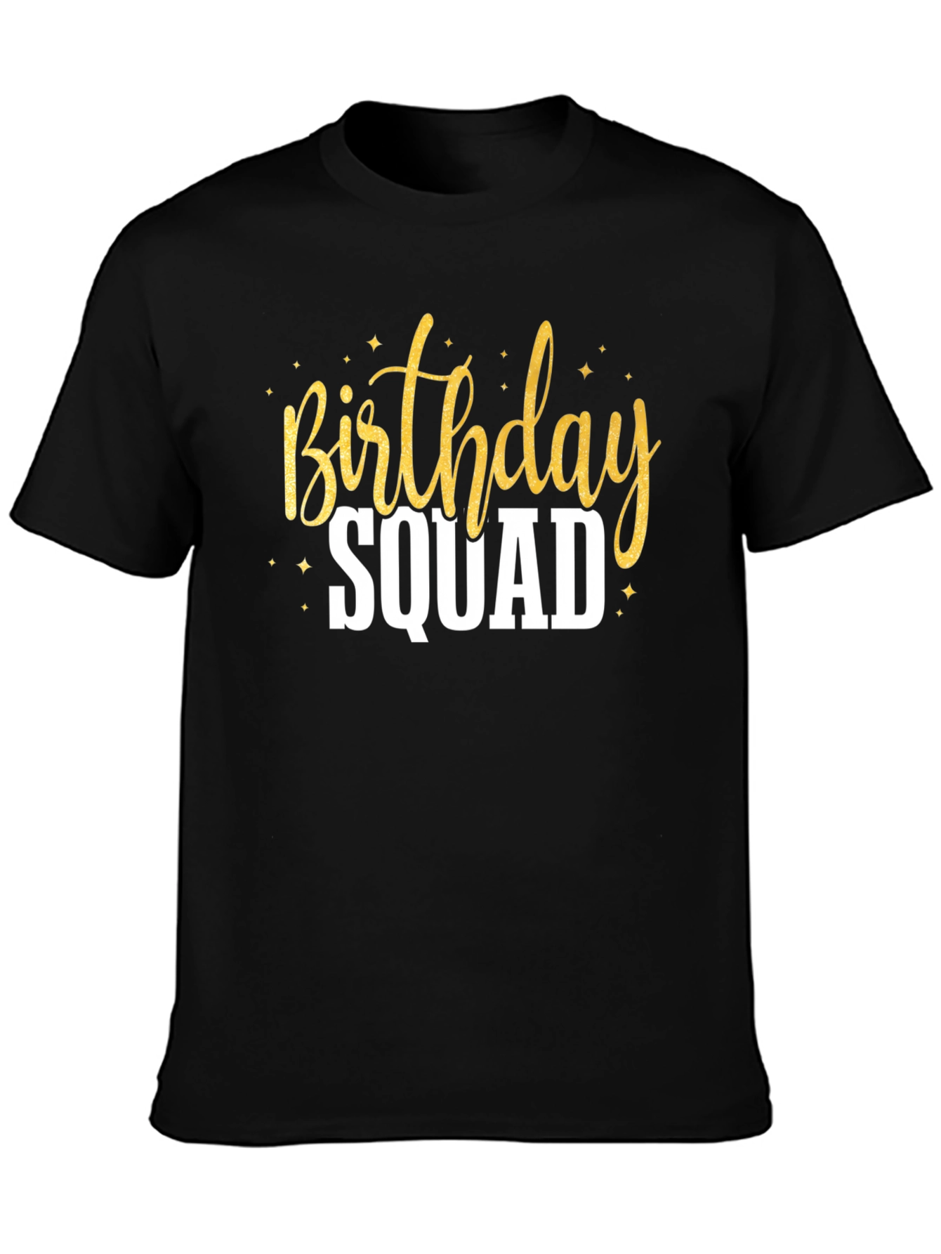 Birthday Squad Crew Neck T-Shirt