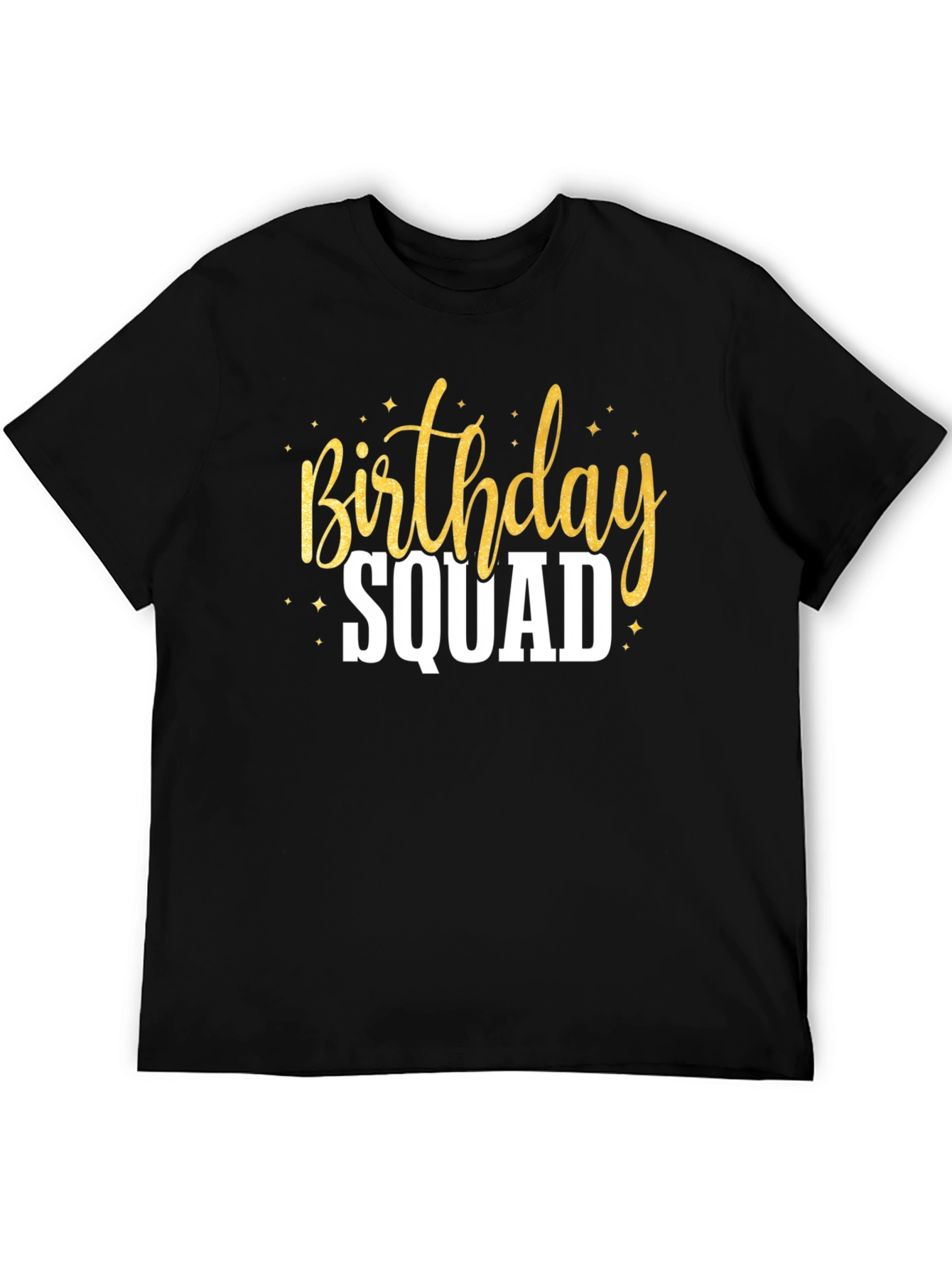 Birthday Squad Crew Neck T-Shirt