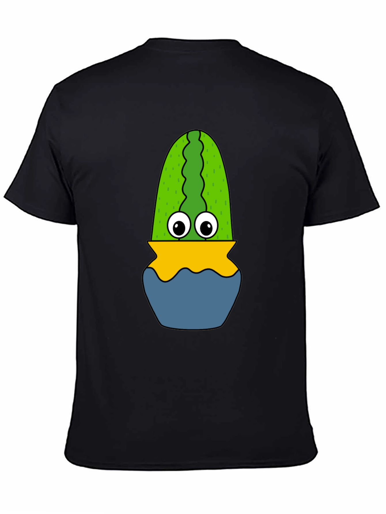 Funny Cactus in Pot Graphic T-Shirt