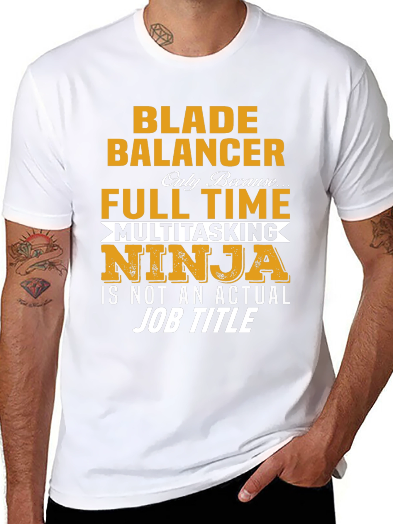 Blade Balancer Funny Job Title T-Shirt