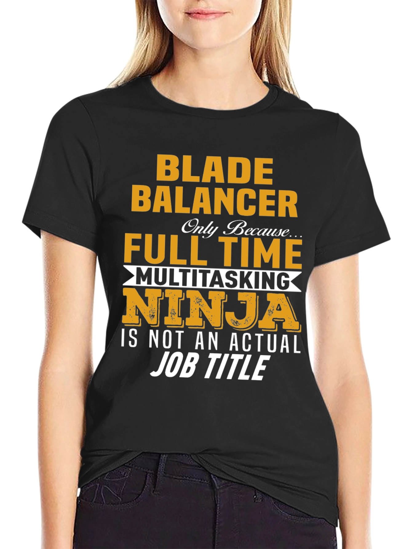 Blade Balancer Funny Job Title T-Shirt