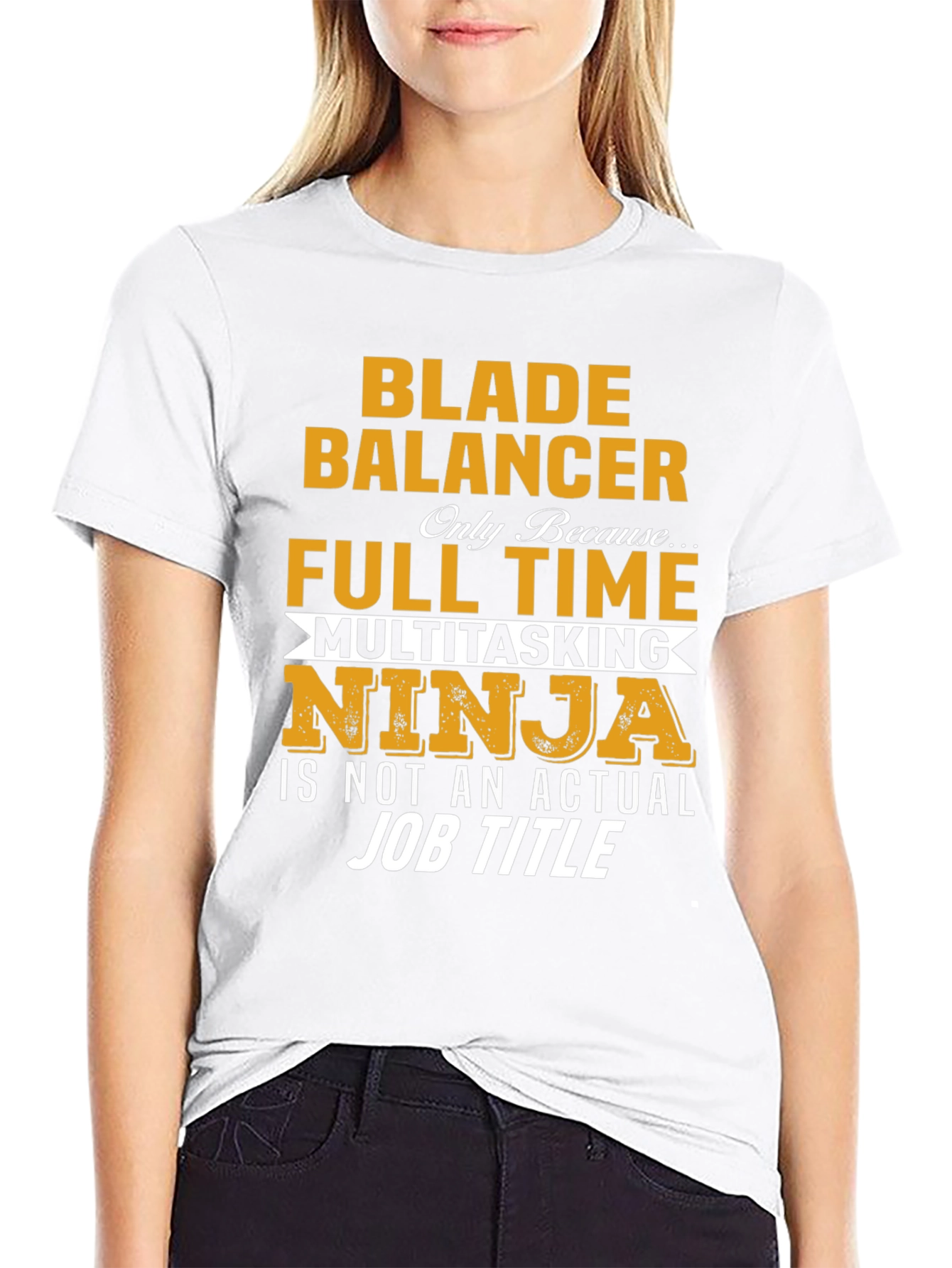 Blade Balancer Funny Job Title T-Shirt