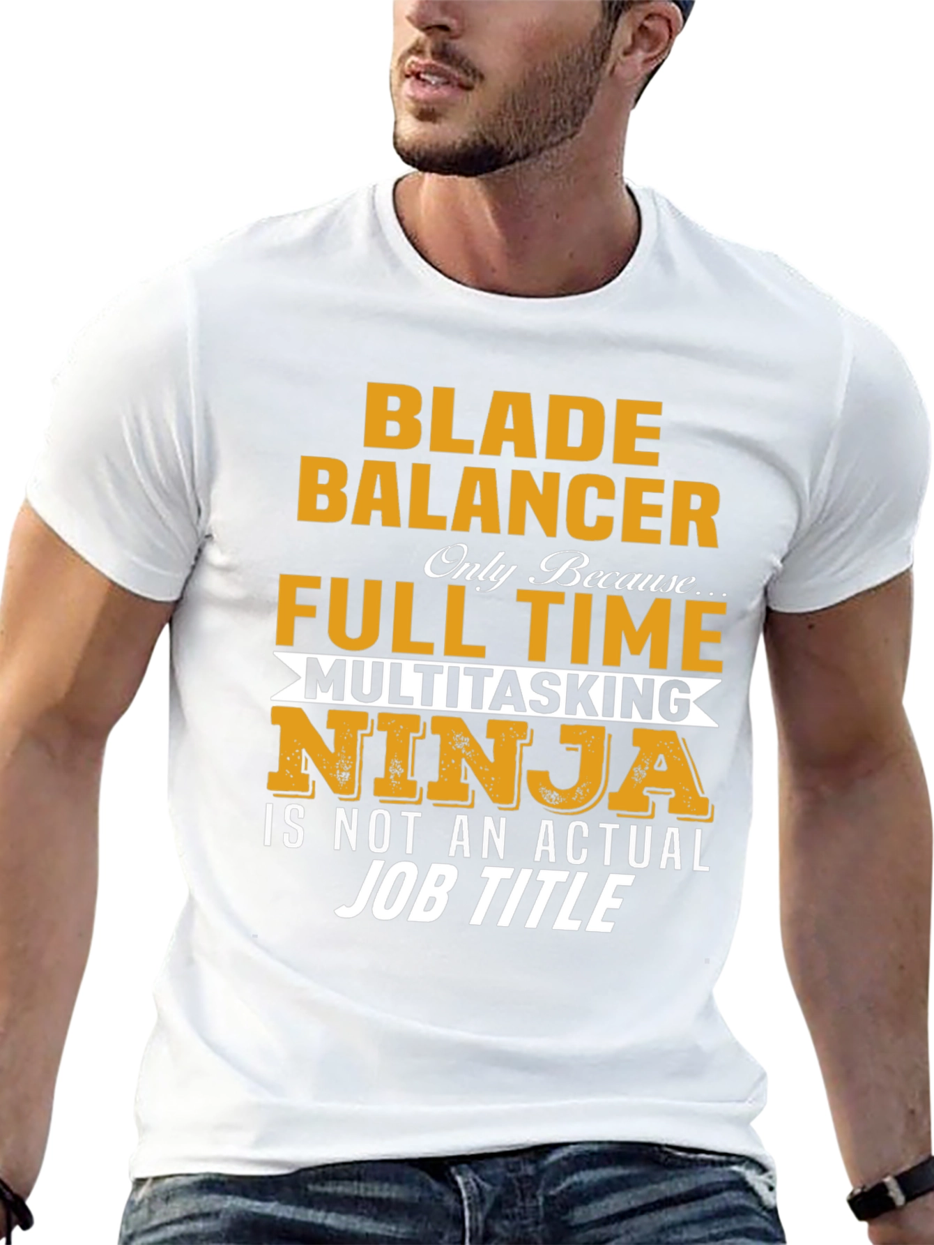 Blade Balancer Funny Job Title T-Shirt