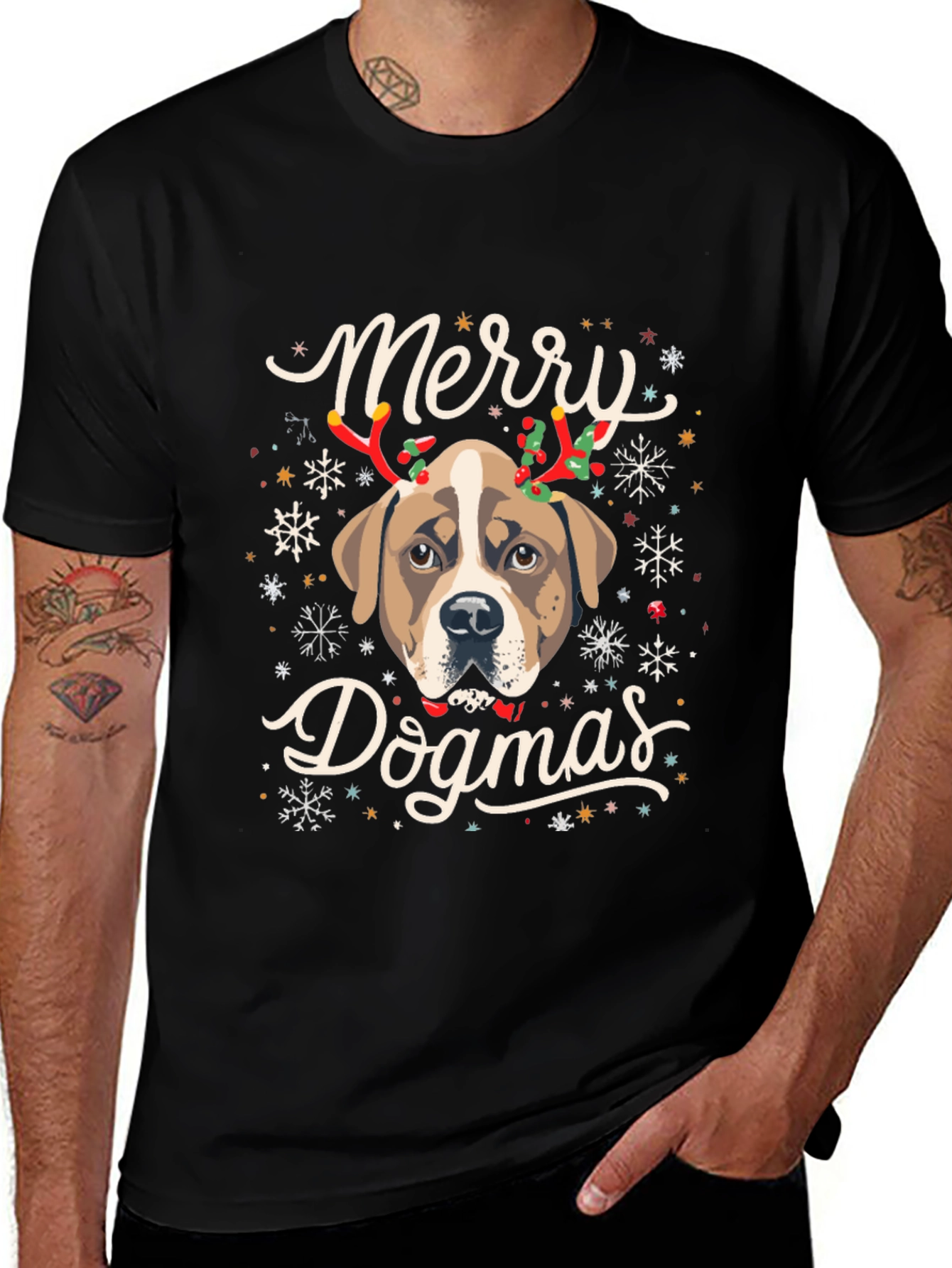 Merry Dogmas Christmas T-Shirt