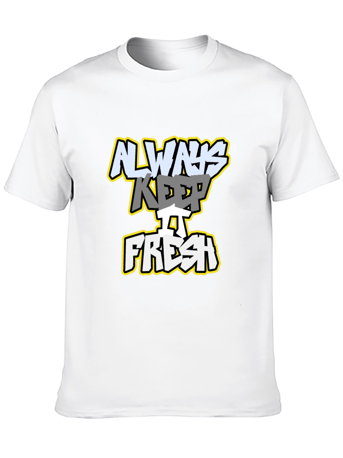 Always Keep it Fresh Black Graphic T-Shirt