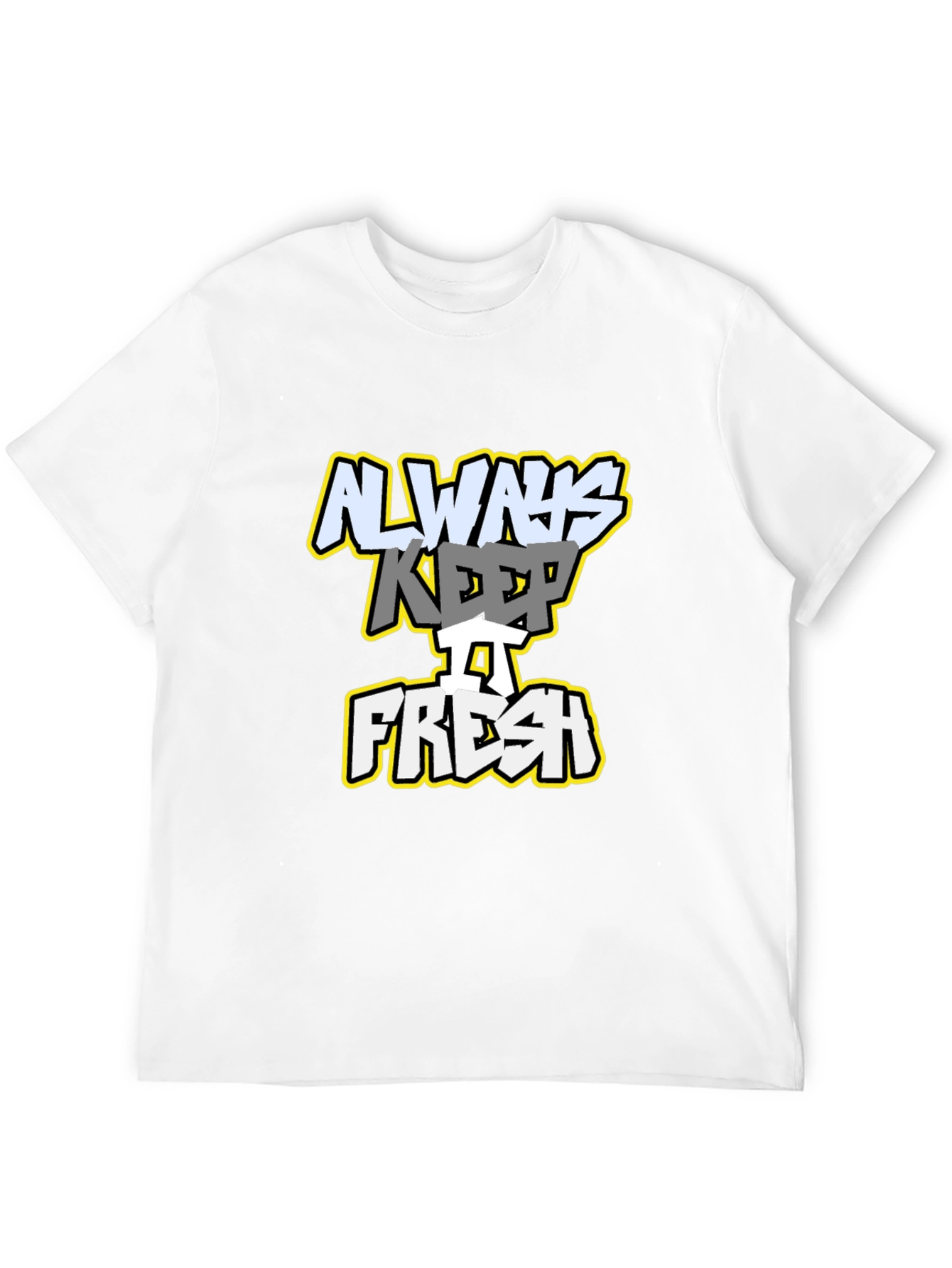 Always Keep it Fresh Black Graphic T-Shirt