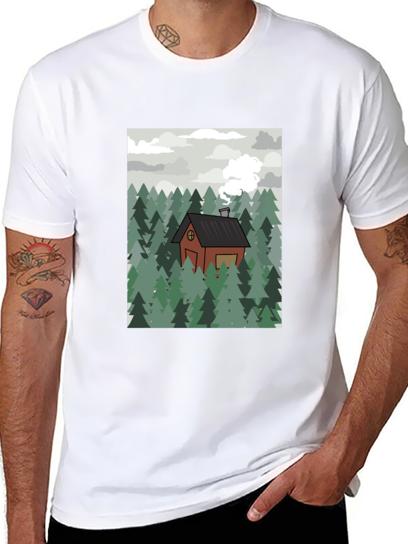 Cabin in the Woods Graphic Tee - Unisex