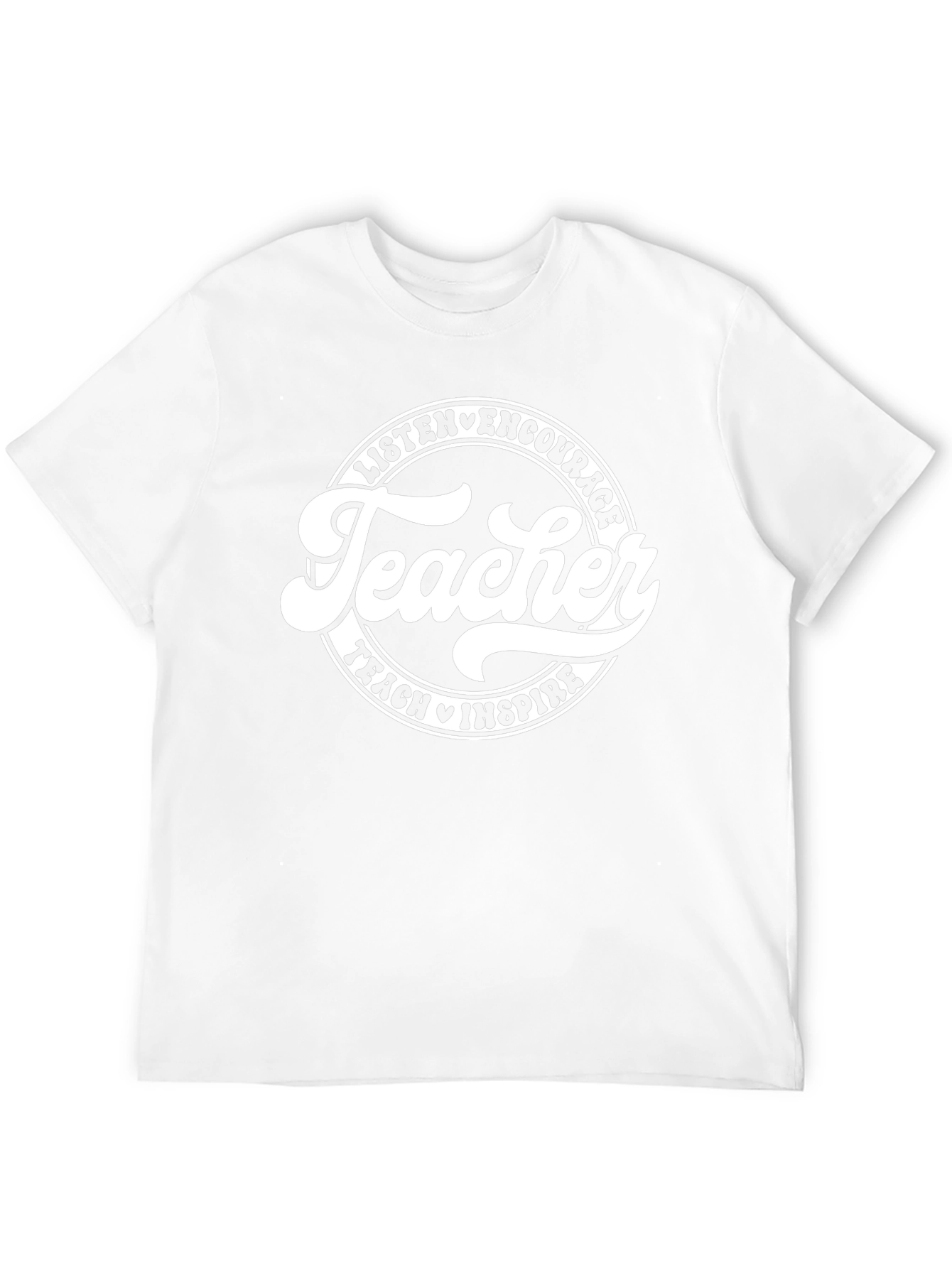 Teacher Inspire Black Graphic Tee