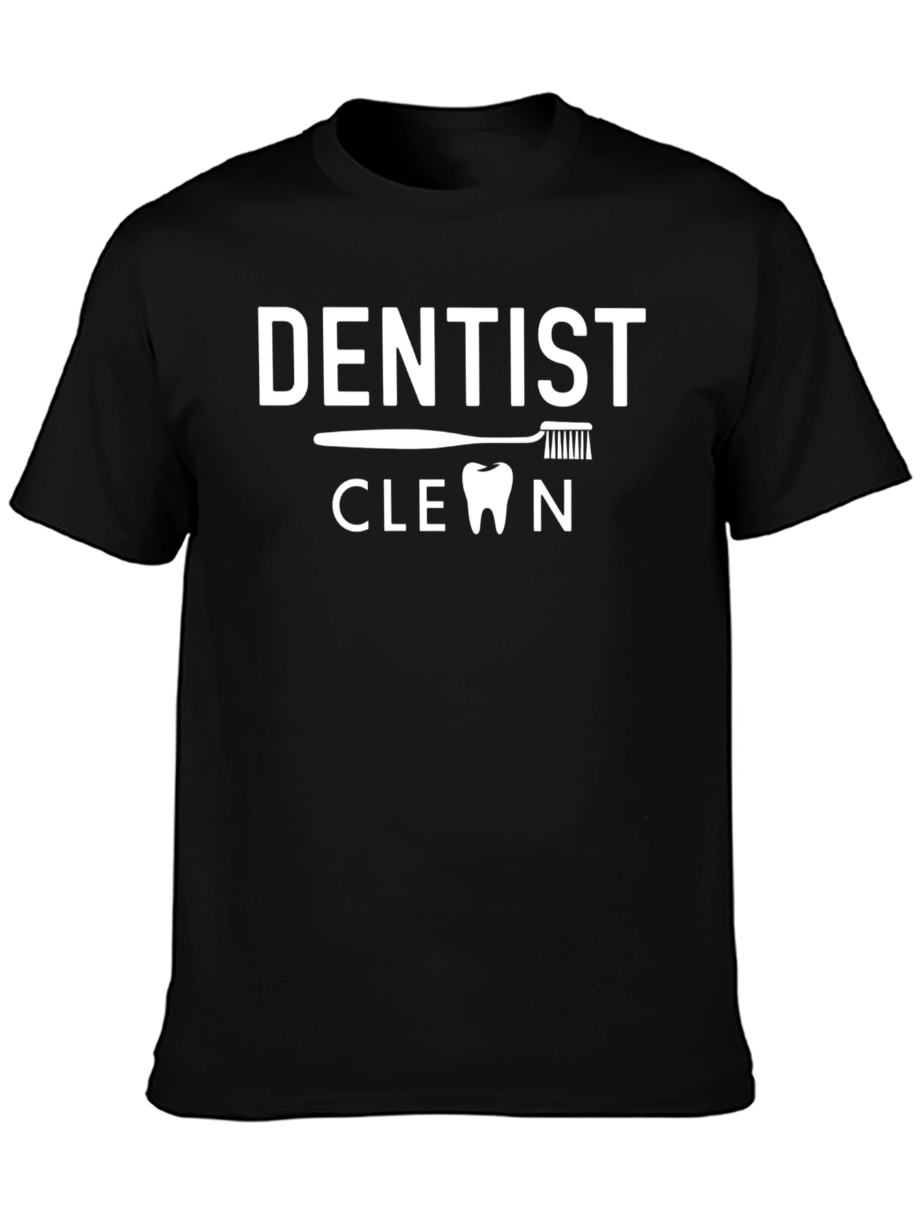 Dentist Clean Tooth T-Shirt Funny Dental Hygienist Tee