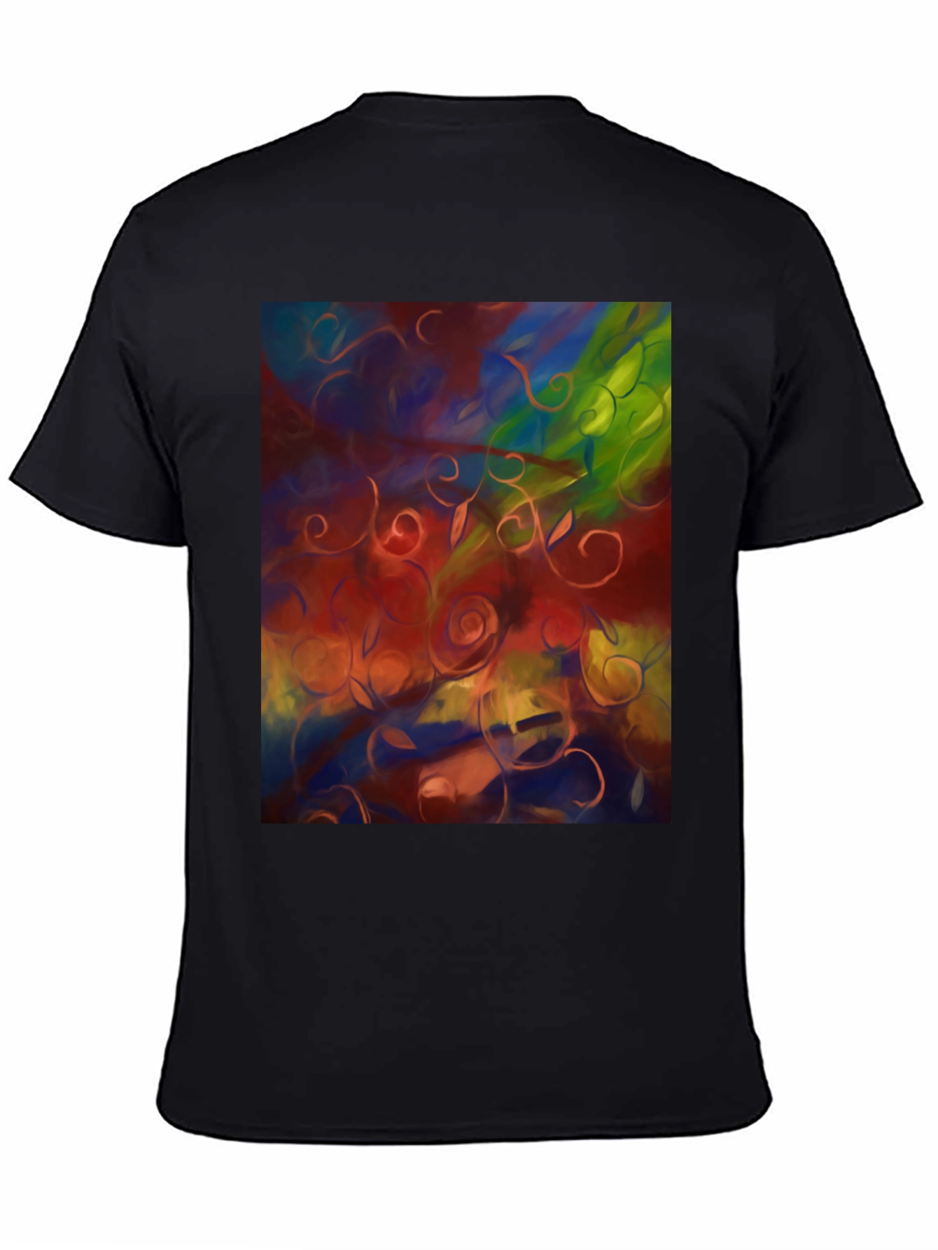 Abstract Floral T-Shirt - Artistic Statement Tee