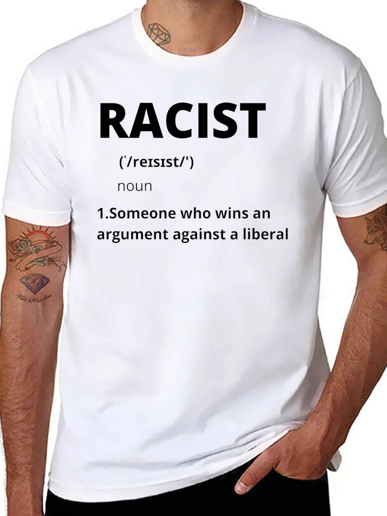 Racist Definition Novelty T-Shirt