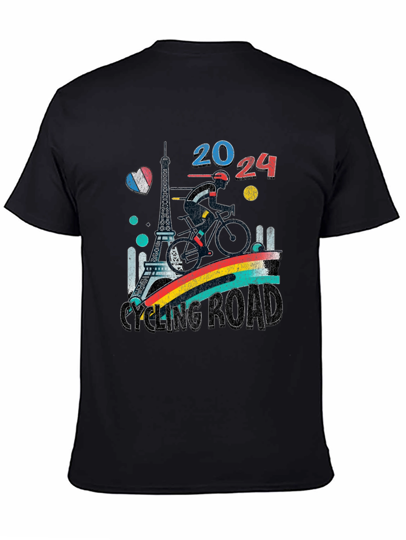 Paris 2024 Cycling Road T-Shirt