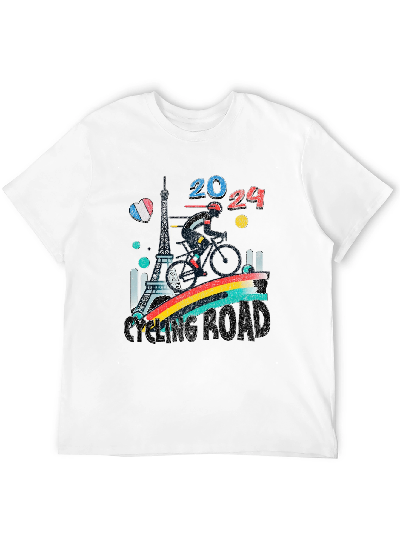 Paris 2024 Cycling Road T-Shirt