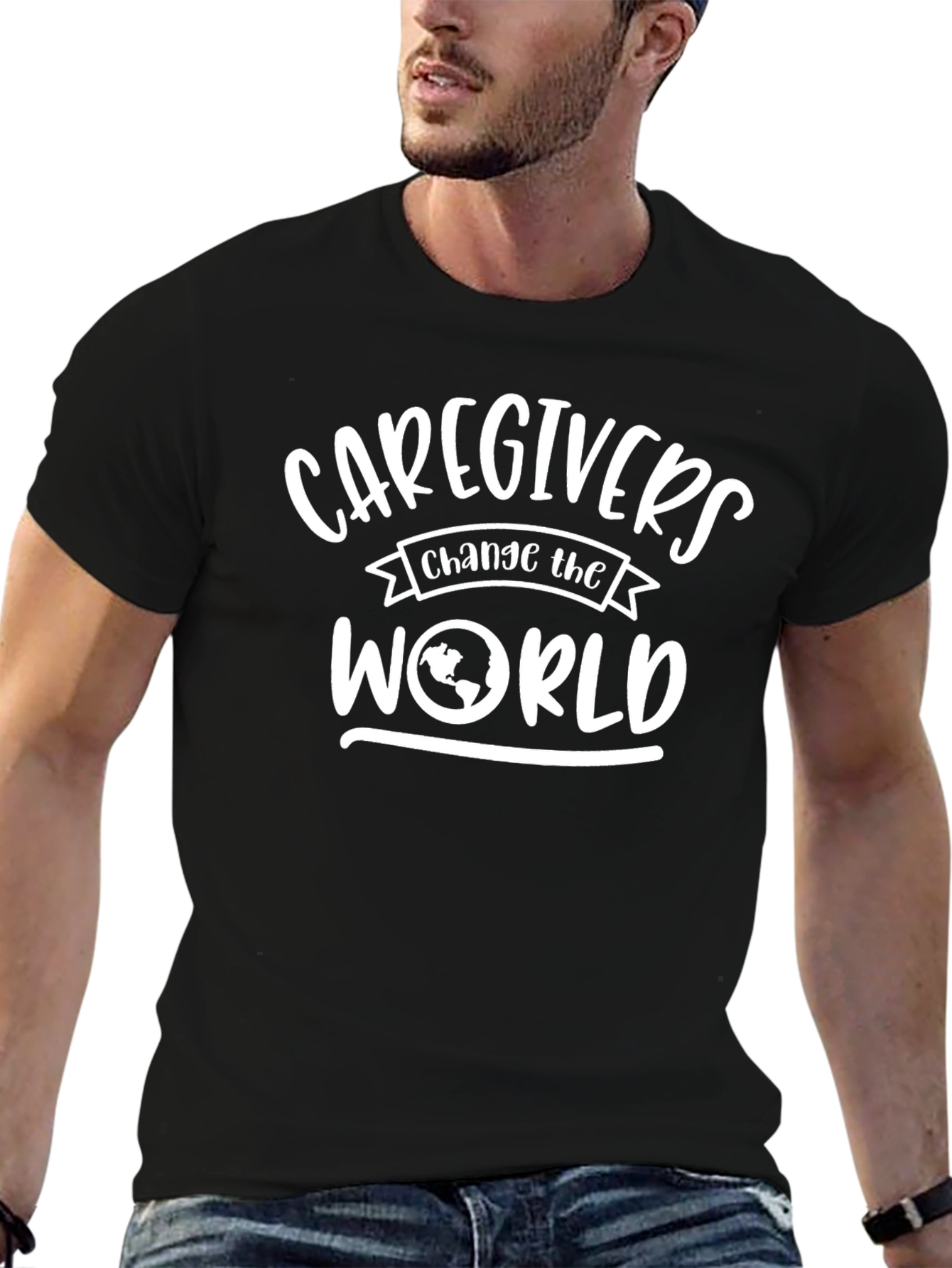 Caregivers Change the World Graphic T-Shirt