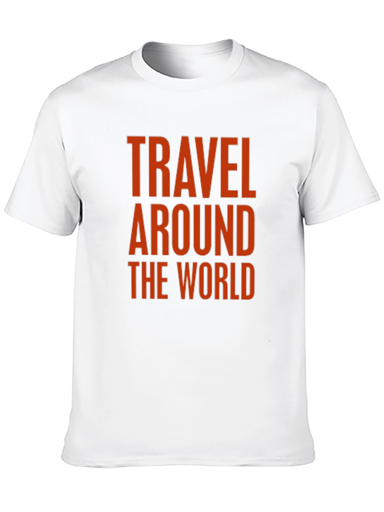 Travel Around the World Graphic Tee - Black