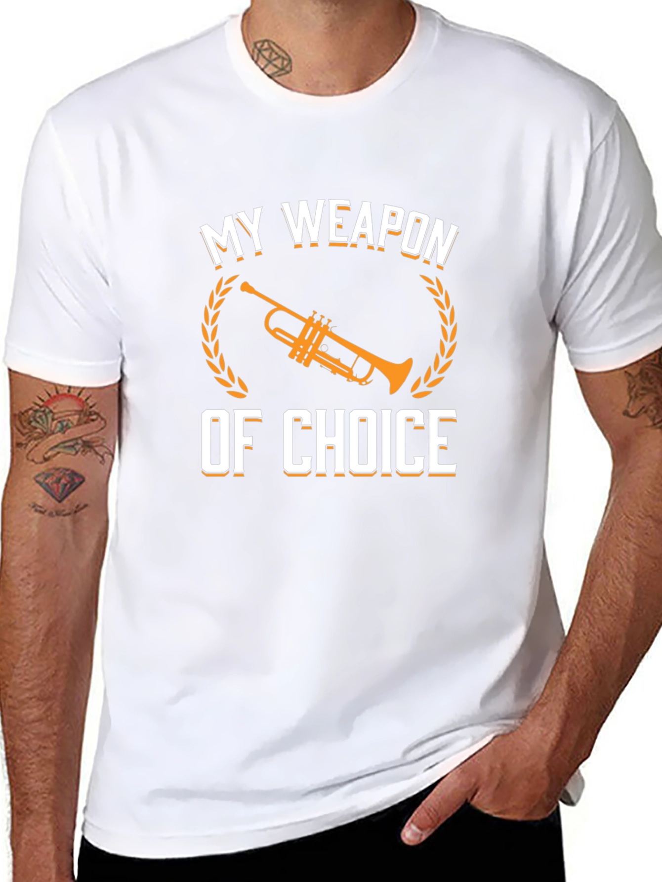 My Weapon of Choice Trumpet T-Shirt