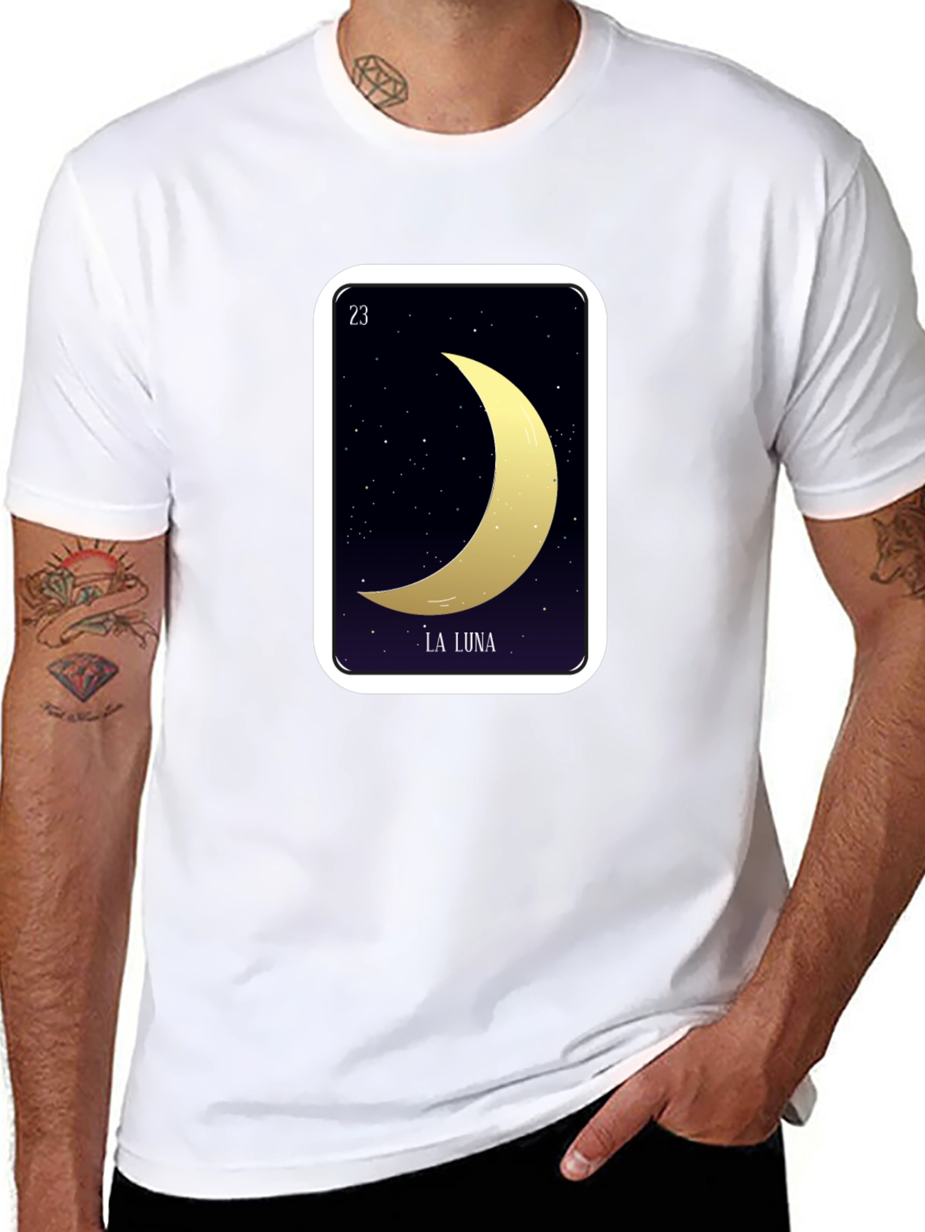 La Luna Tarot Card T-Shirt