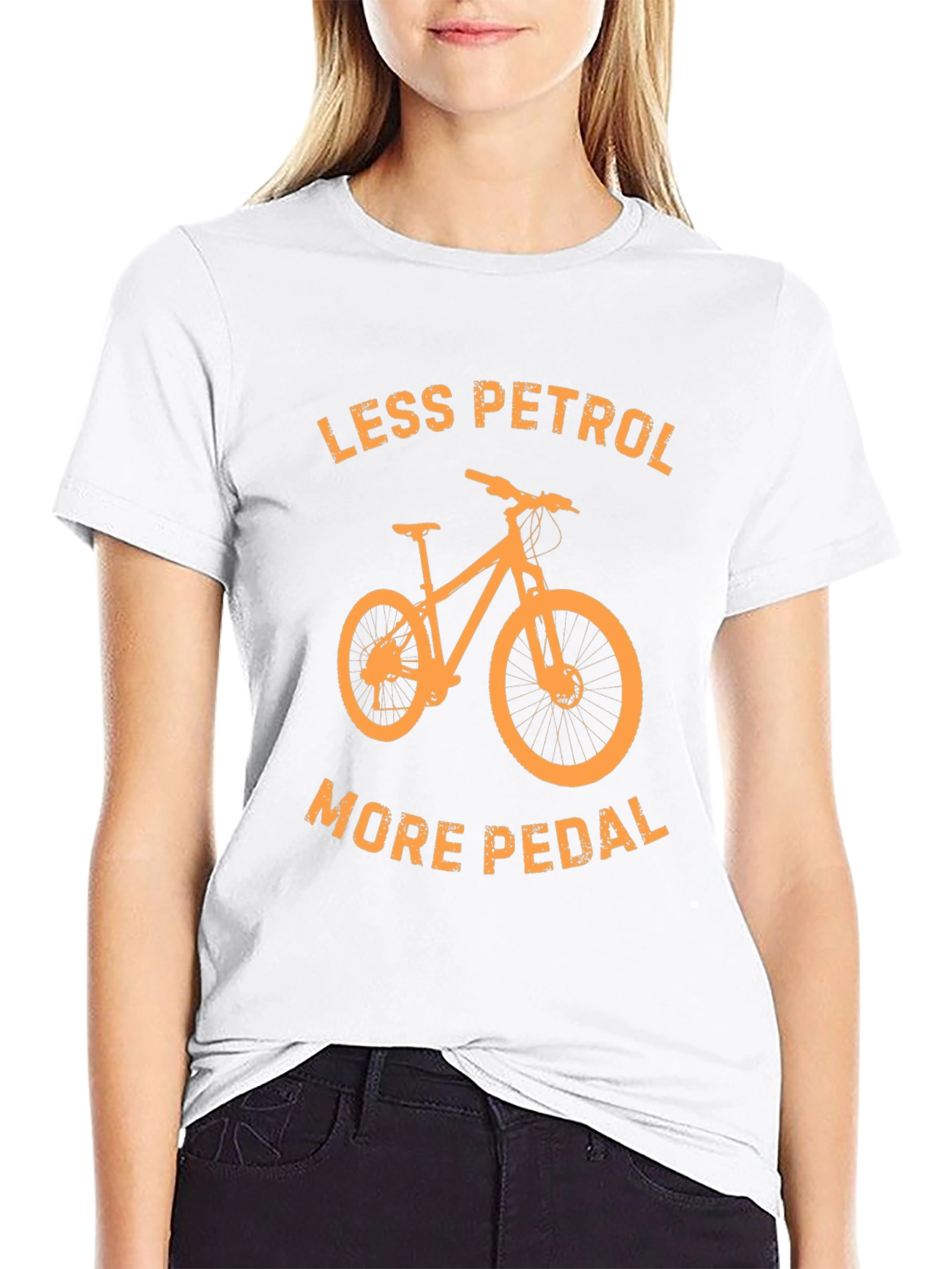 Less Petrol More Pedal T-Shirt - Black