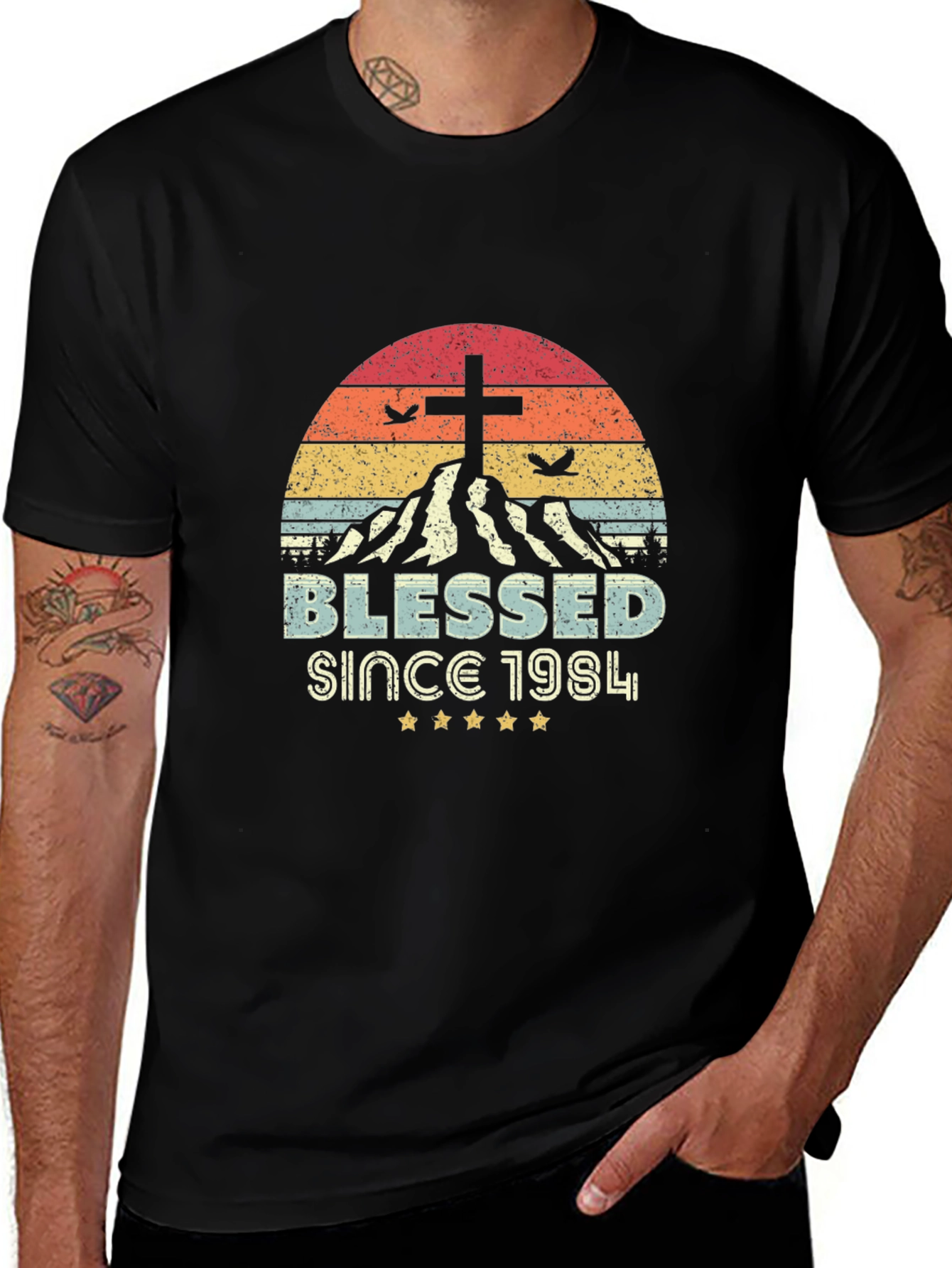 Blessed Since 1984 Graphic T-Shirt