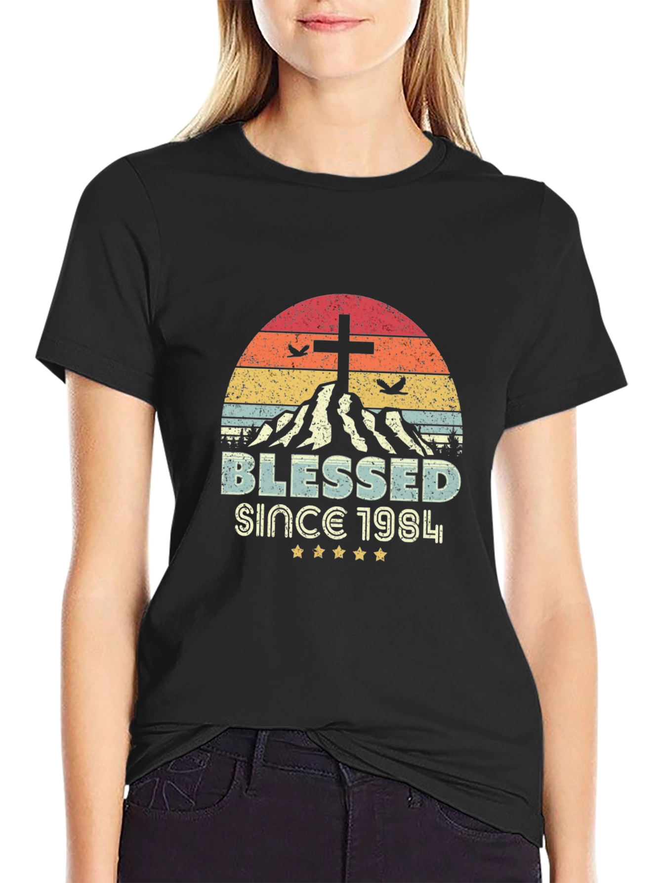 Blessed Since 1984 Graphic T-Shirt