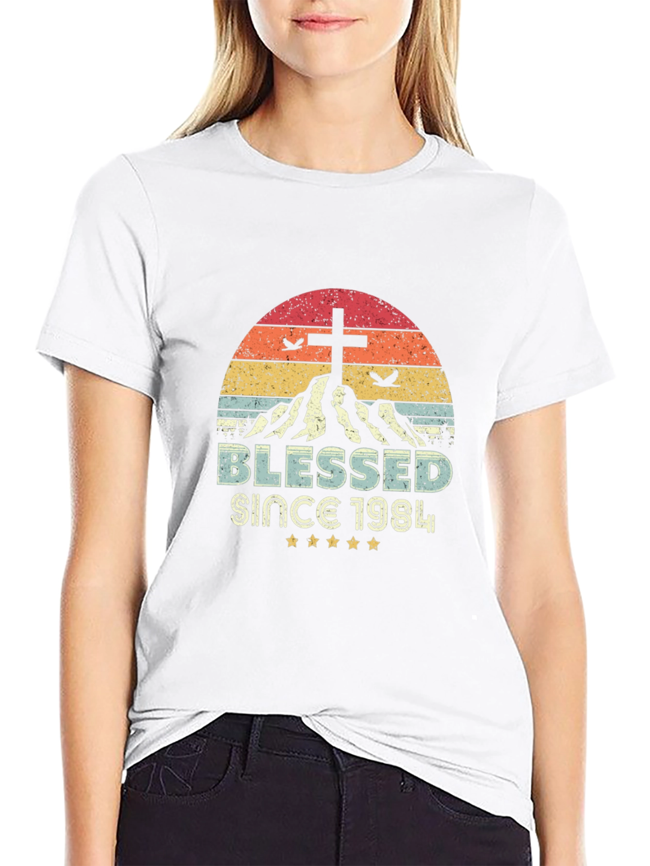 Blessed Since 1984 Graphic T-Shirt