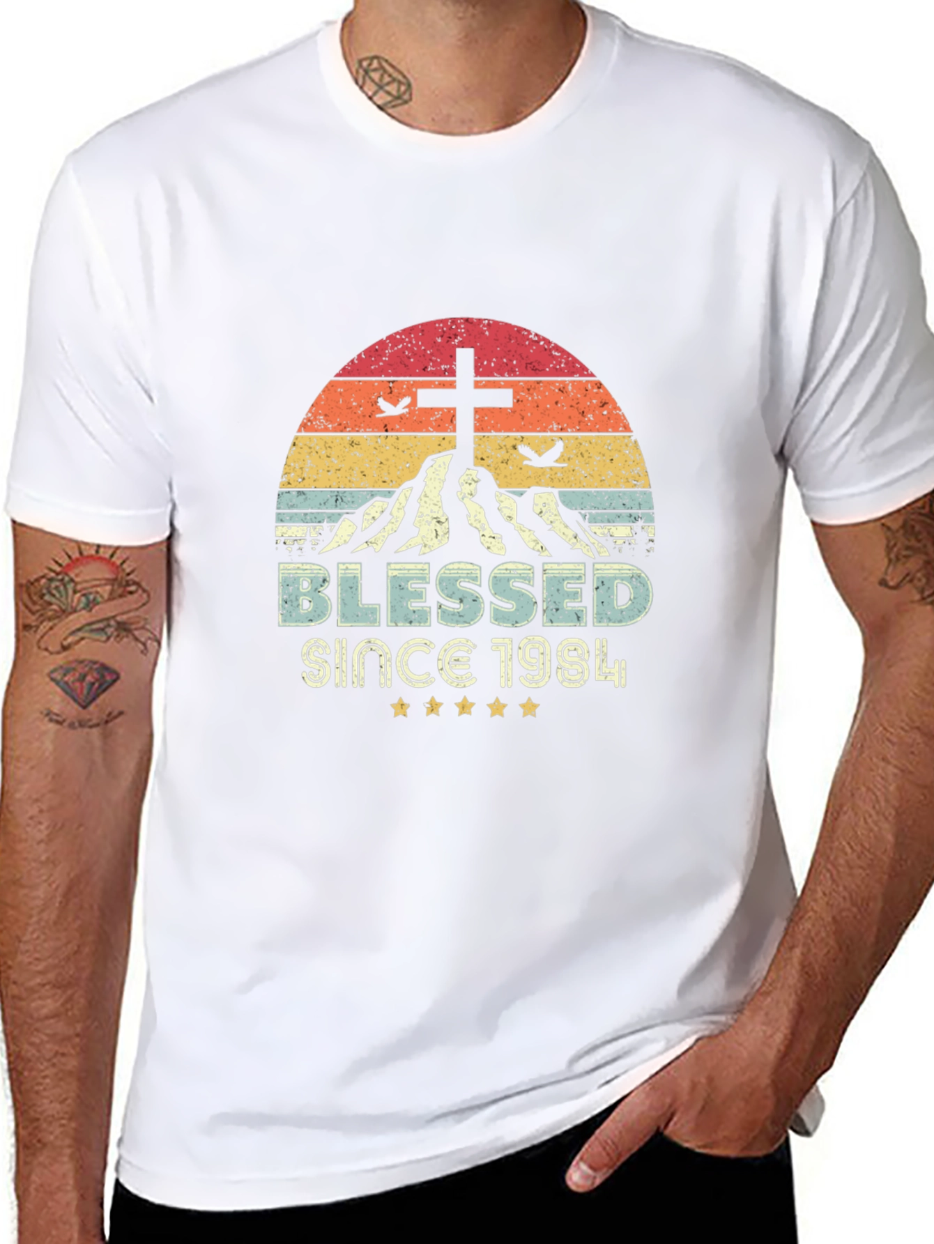 Blessed Since 1984 Graphic T-Shirt