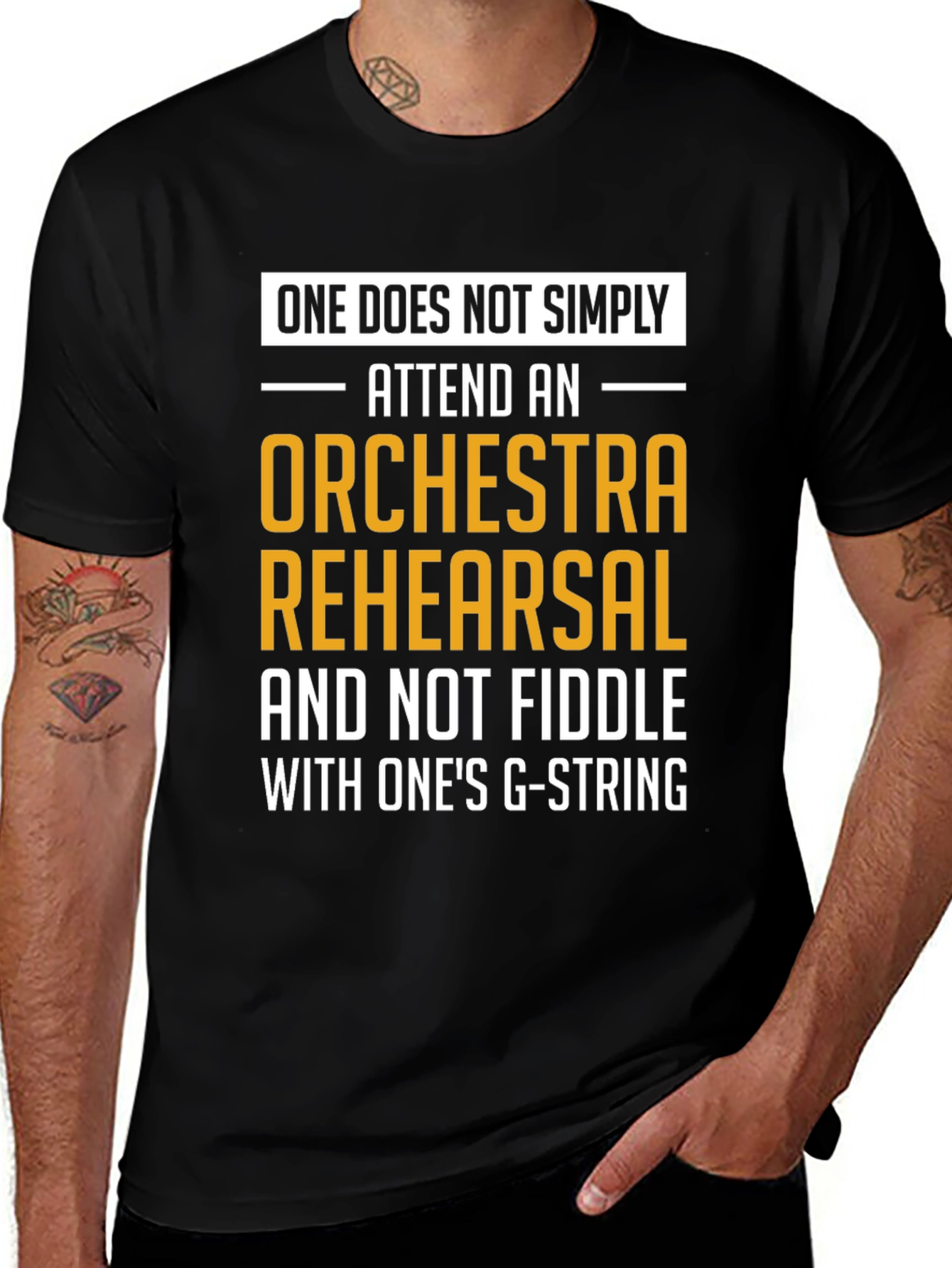 Orchestra Rehearsal Funny Graphic T-Shirt