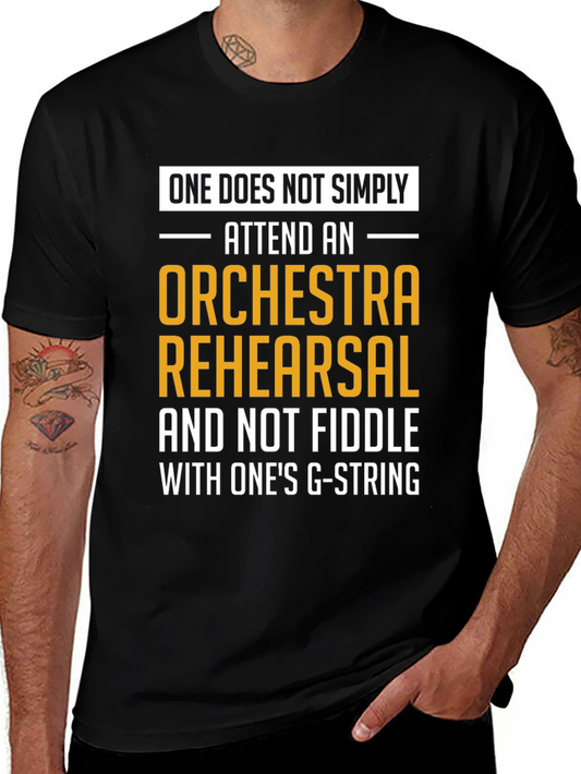 Orchestra Rehearsal Funny Graphic T-Shirt