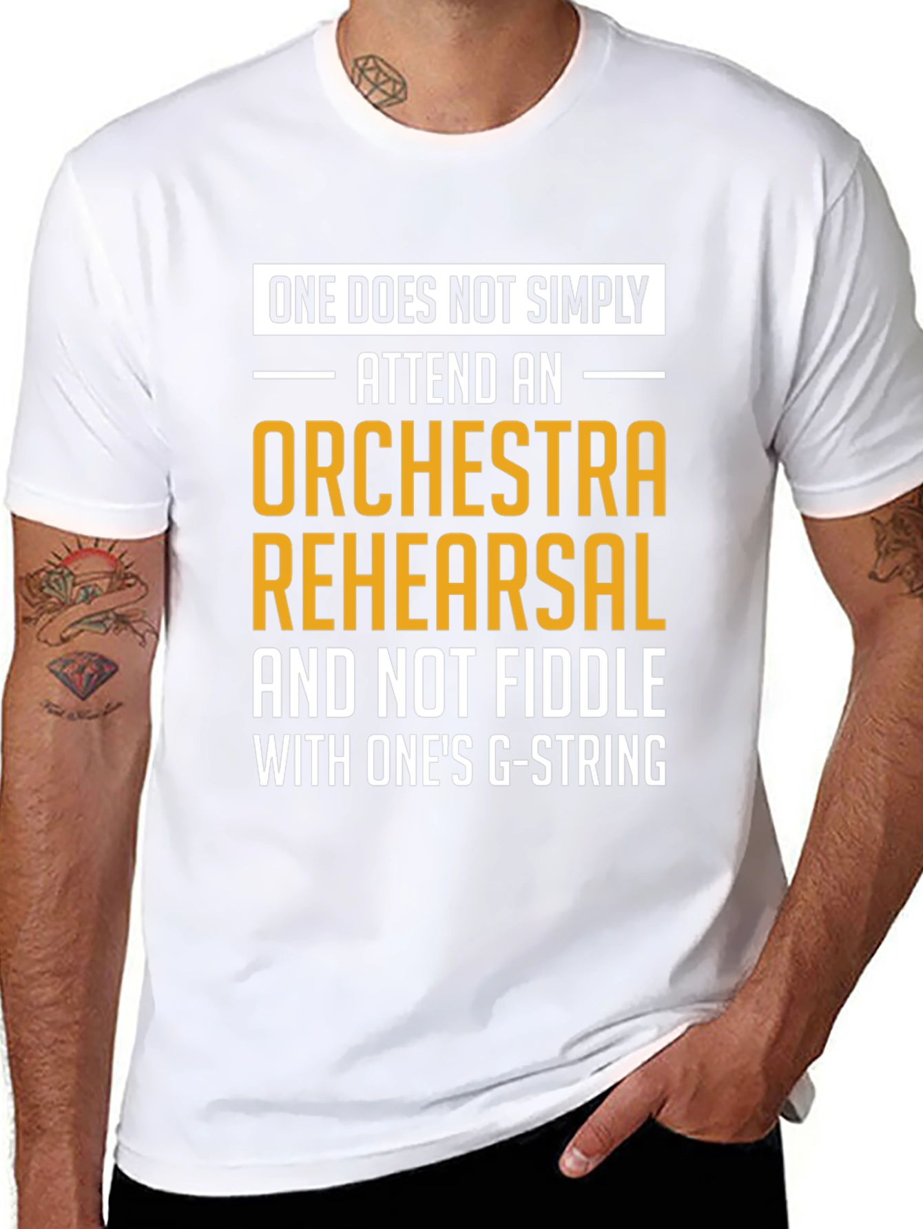 Orchestra Rehearsal Funny Graphic T-Shirt