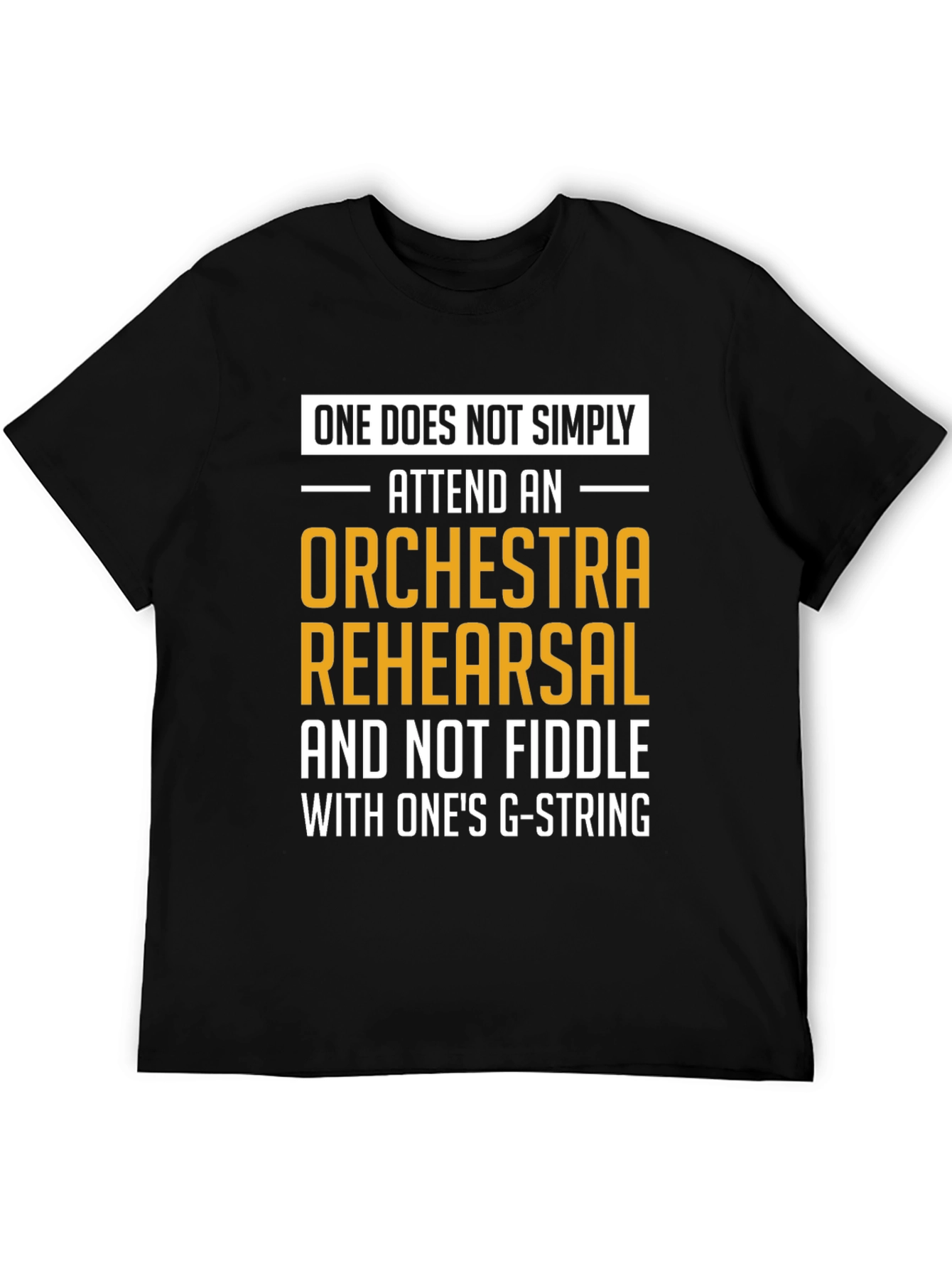 Orchestra Rehearsal Funny Graphic T-Shirt