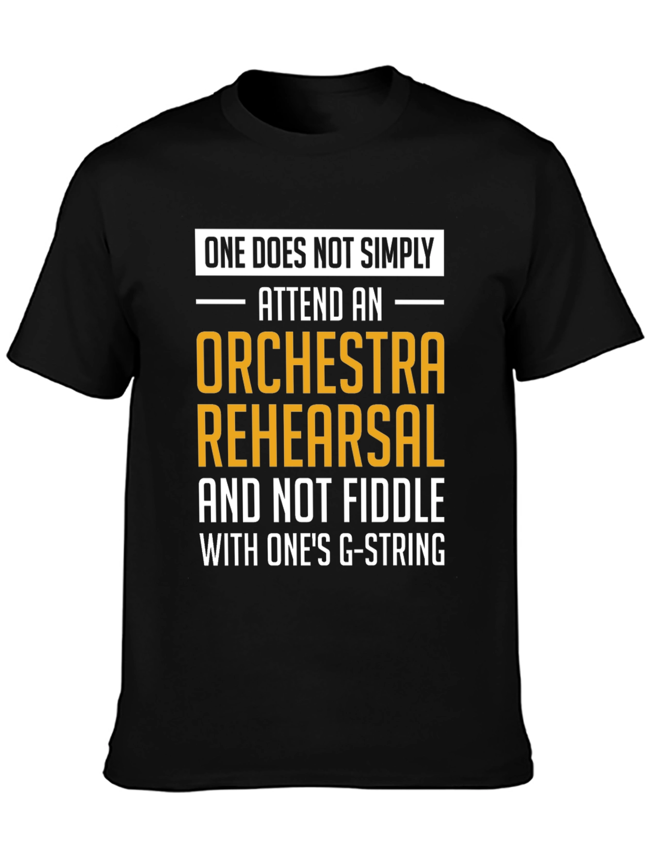 Orchestra Rehearsal Funny Graphic T-Shirt